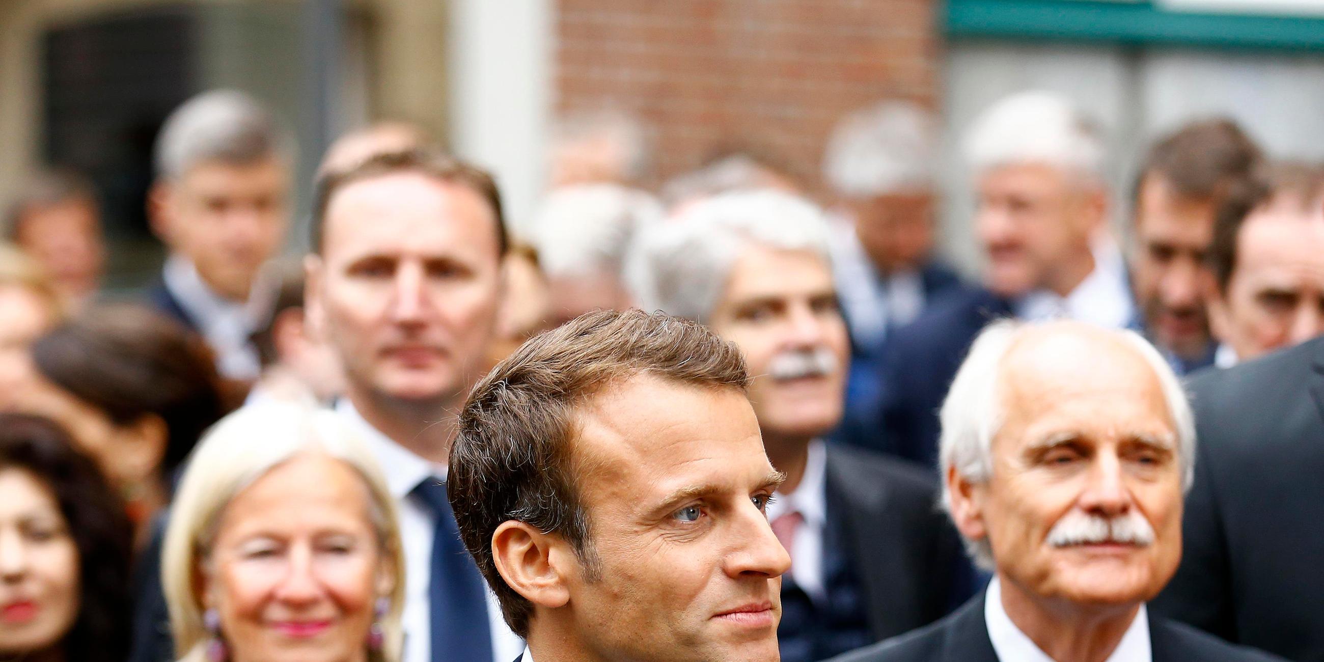 Macron bei Karlspreisverleihung