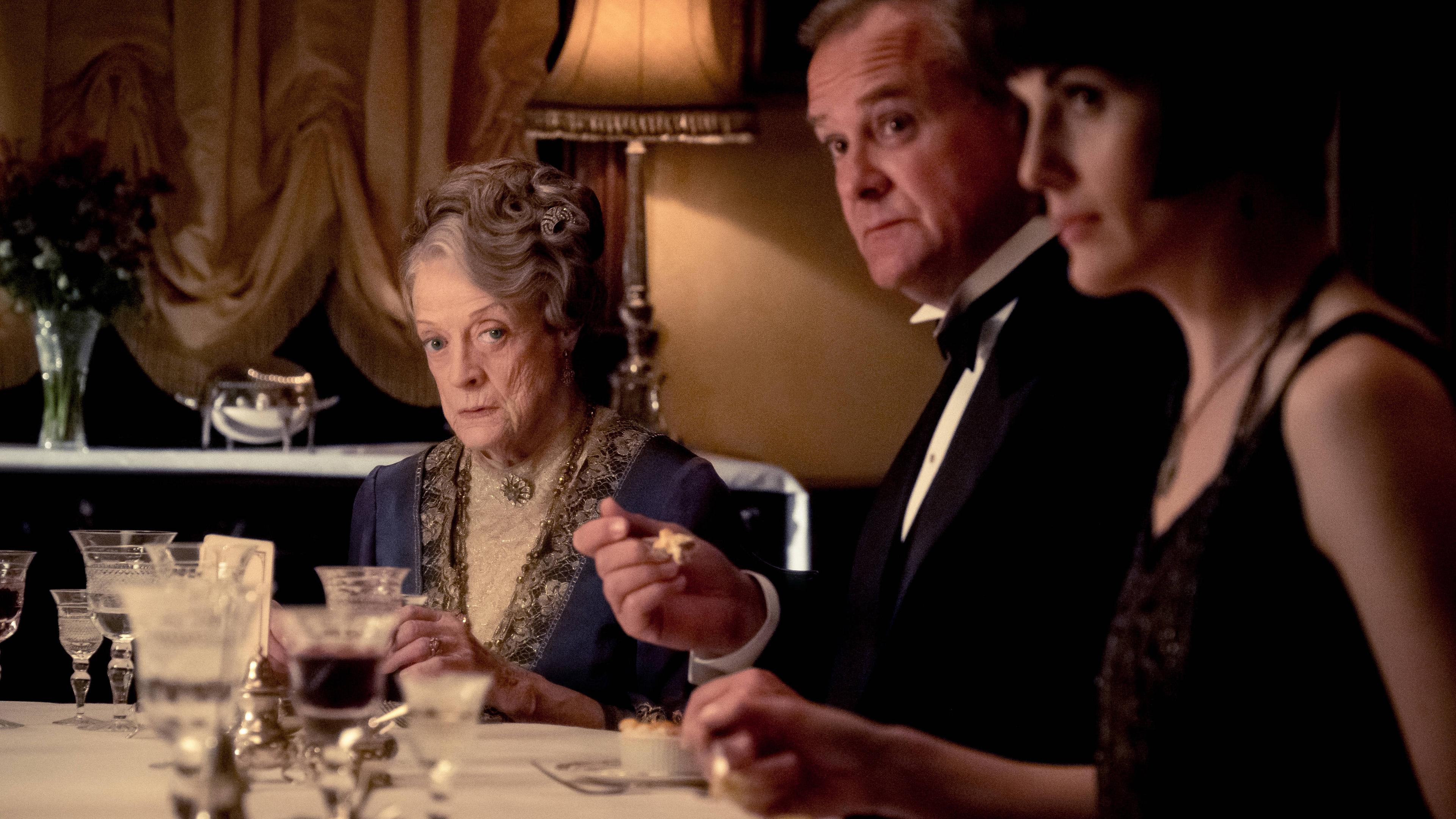 Maggie Smith, Hugh Bonneville, Michelle Dockery