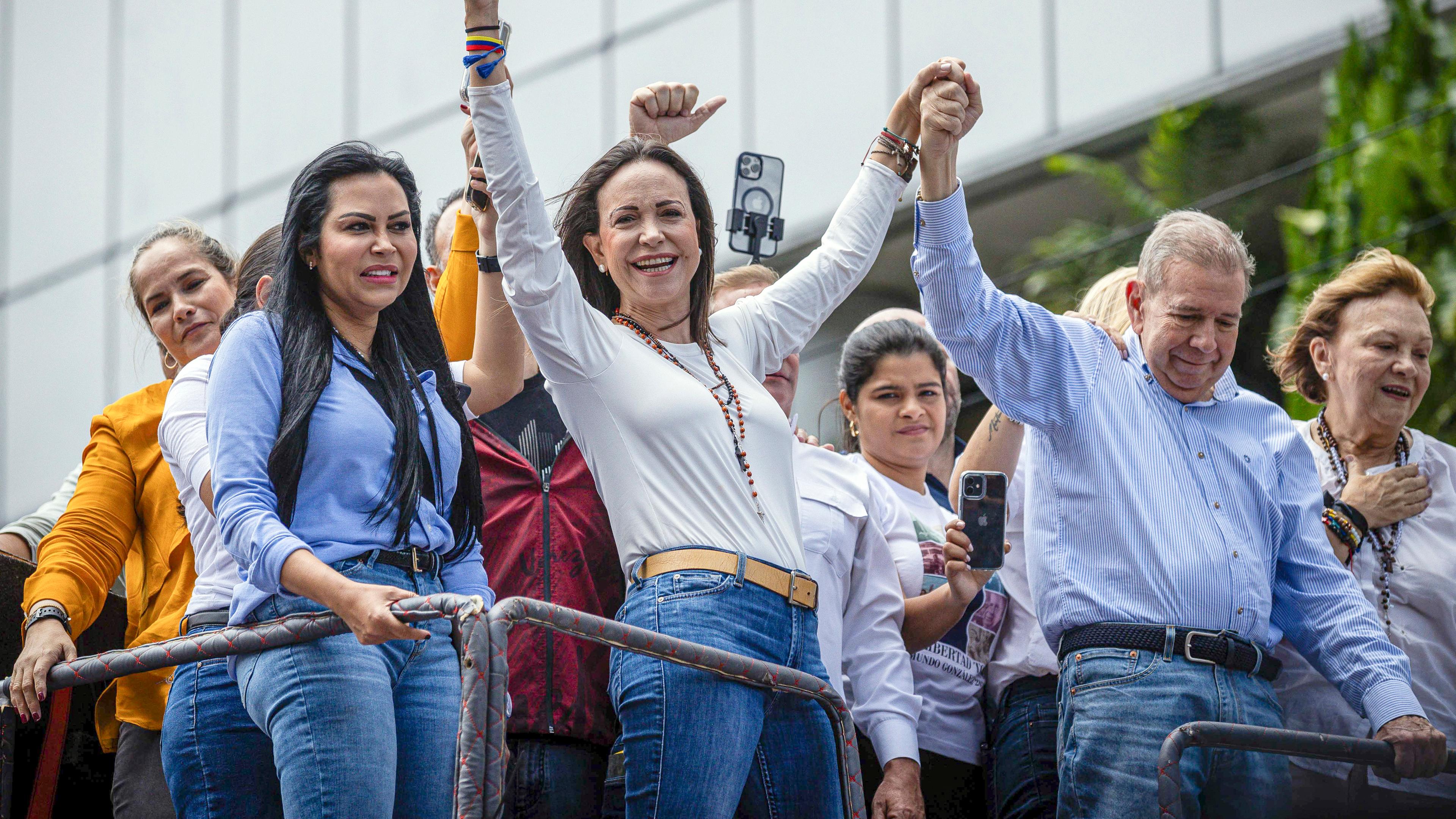 Maria Corina Machado and Edmundo Gonzalez Urrutia awarded 2024 Sakharov Prize