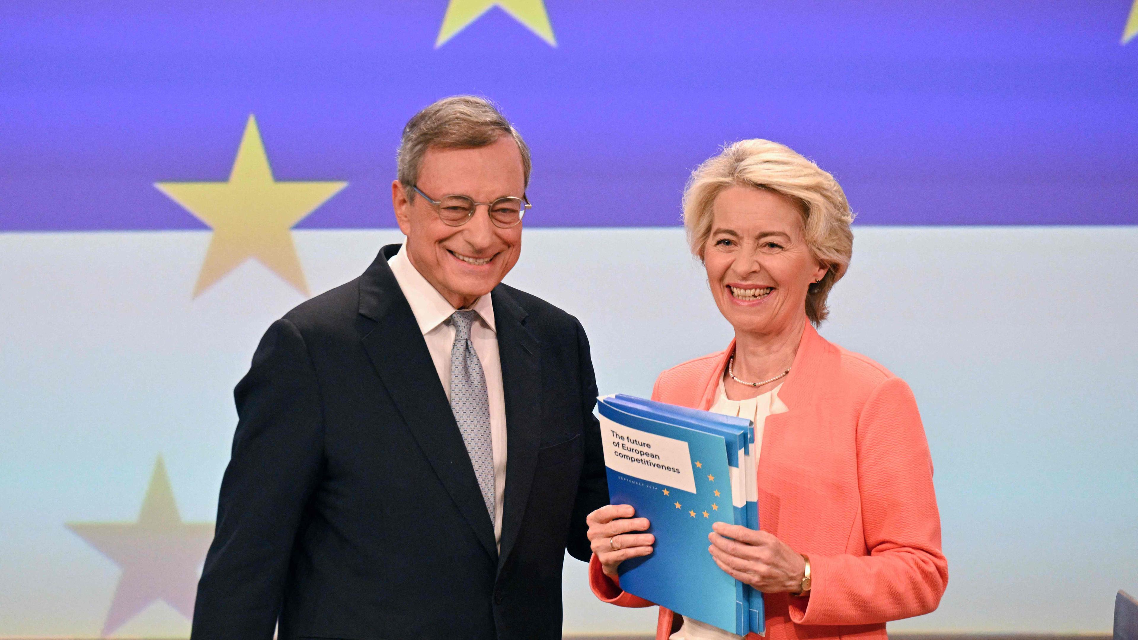 Mario Draghi und Ursula von der Leyen