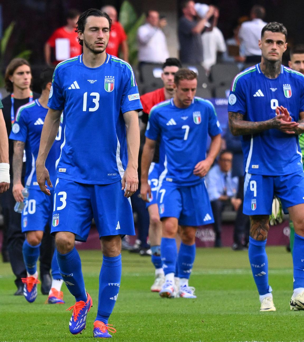 Matteo Darmian aus Italien spielt während des Achtelfinalspiels zwischen der Schweiz und Italien.
