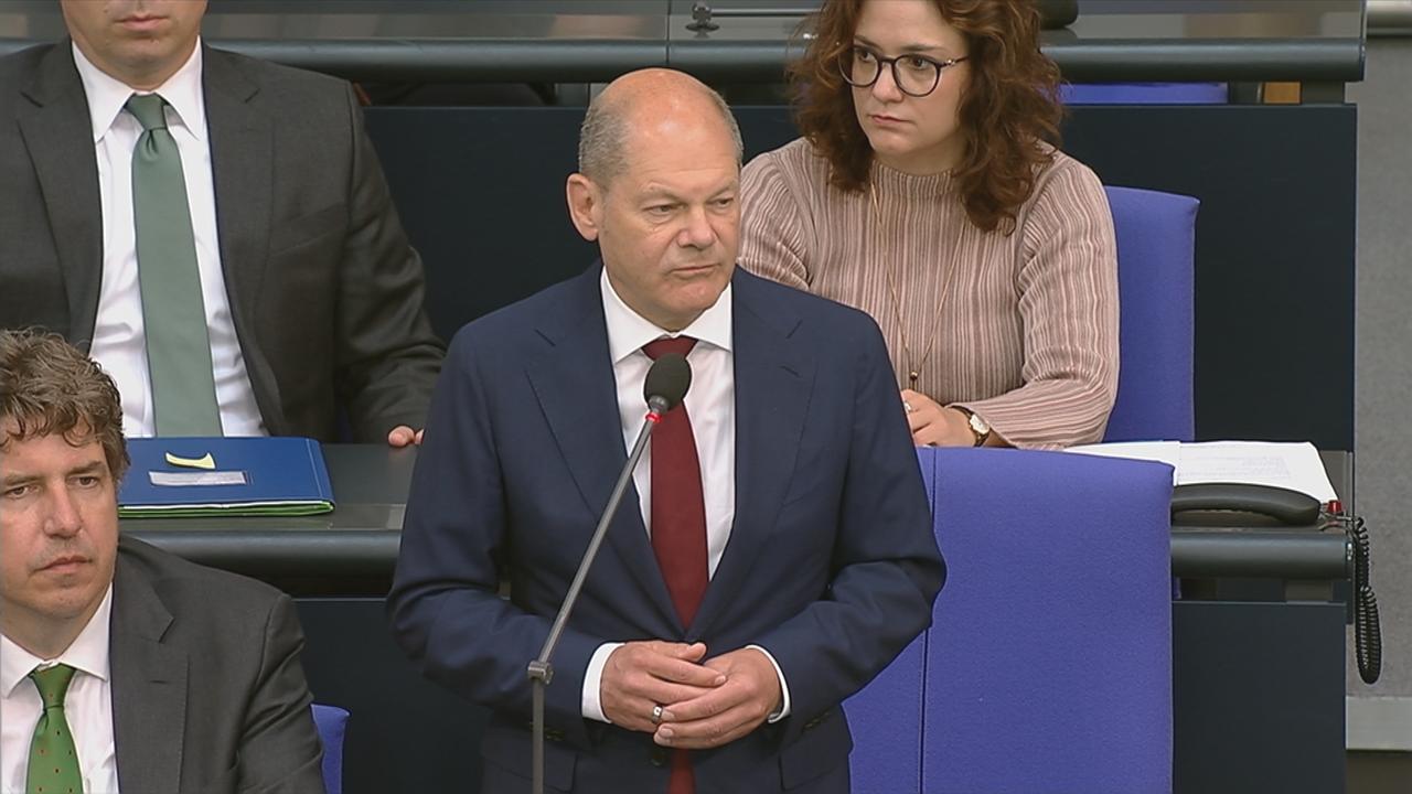 Regierungsbefragung Scholz - ZDFheute