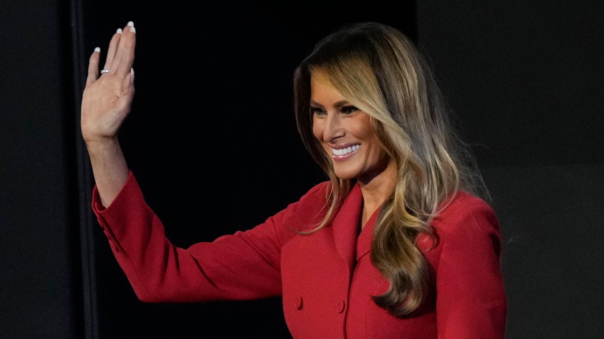 Melania Trump wird während der Republican National Convention vorgestellt. 