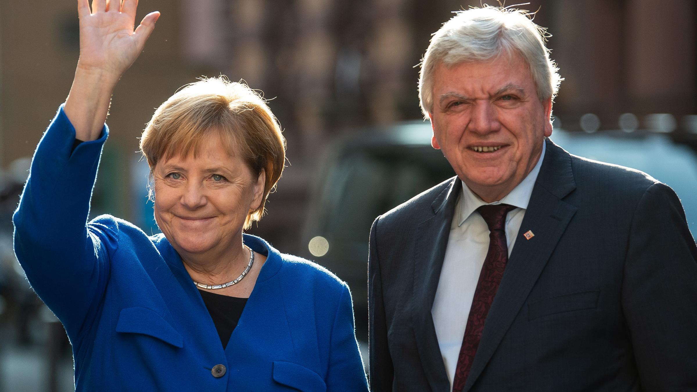 Merkel Im Hessen Wahlkampf Zdfmediathek