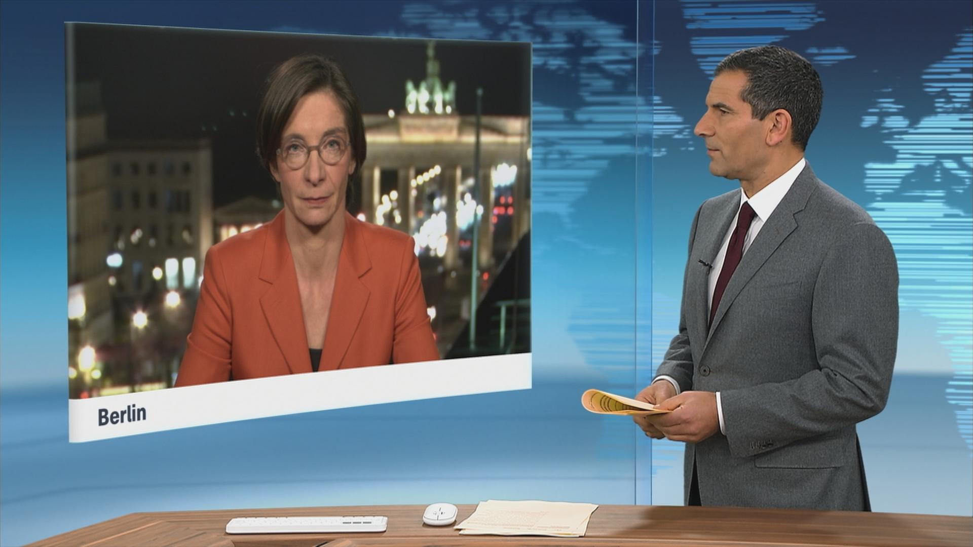 ZDF-Korrespondentin Diana Zimmermann in Berlin.