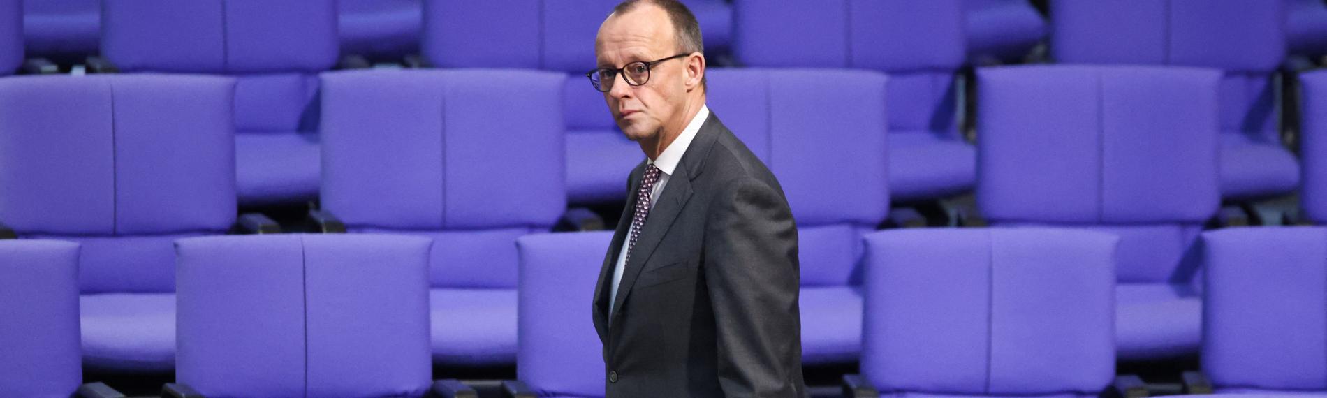 Friedrich Merz im Bundestag