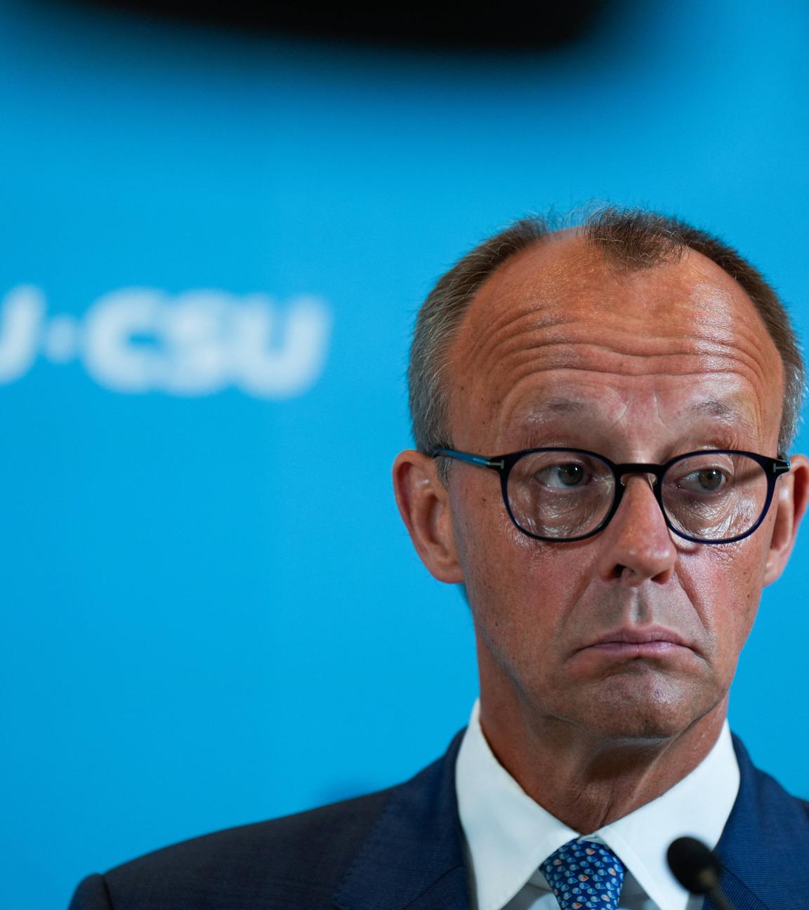 Oppositionsführer Friedrich Merz 