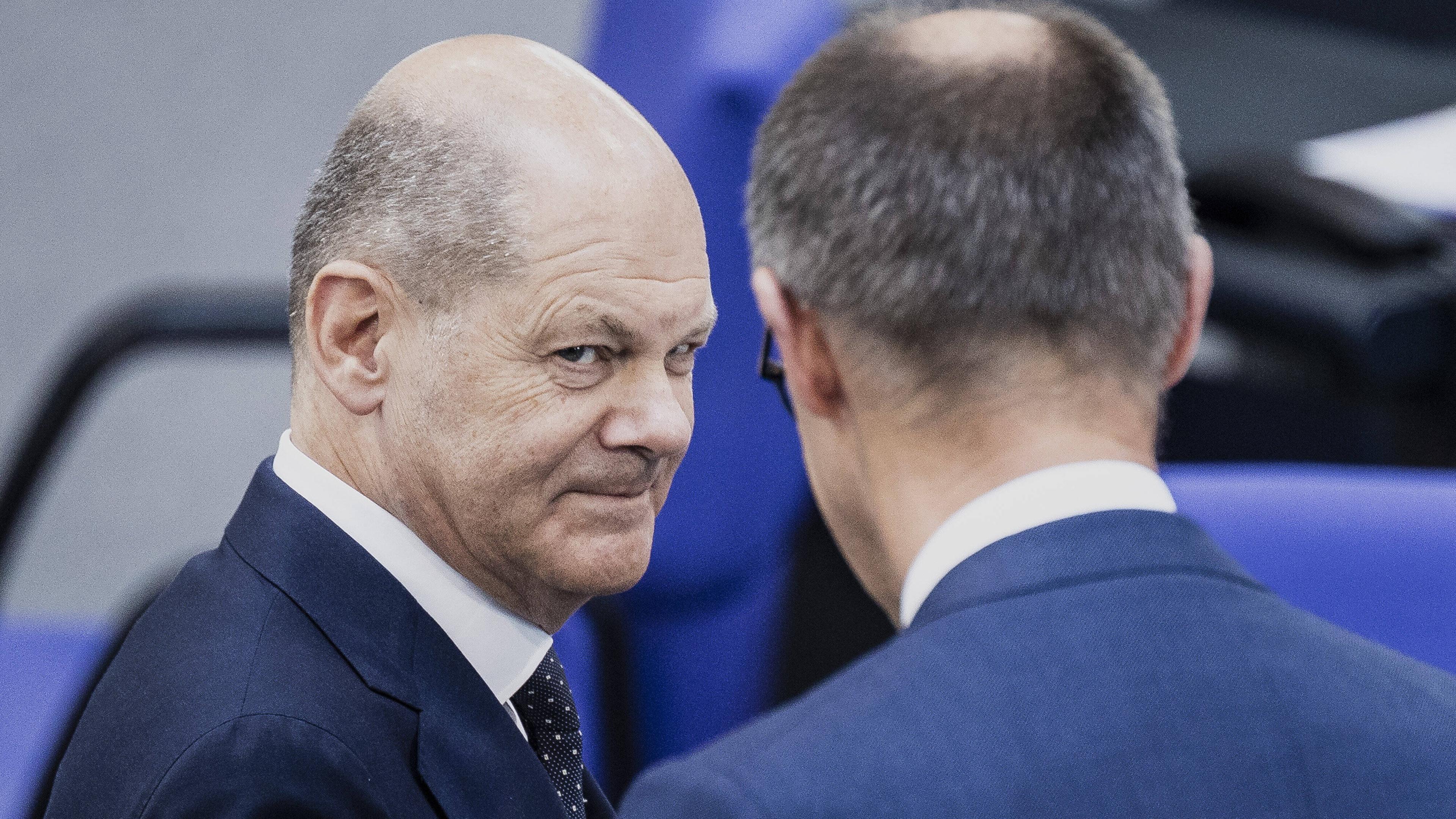 Olaf Scholz und Friedrich Merz