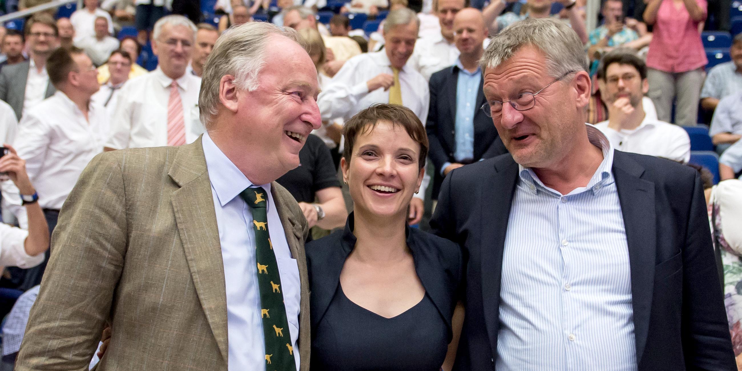 Meuthen und Petry beim AfD-Parteitag 2015