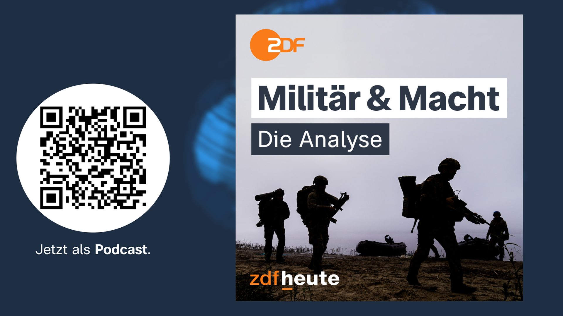 TN: Militär und Macht: Neuer Podcast von ZDFheute mit Code