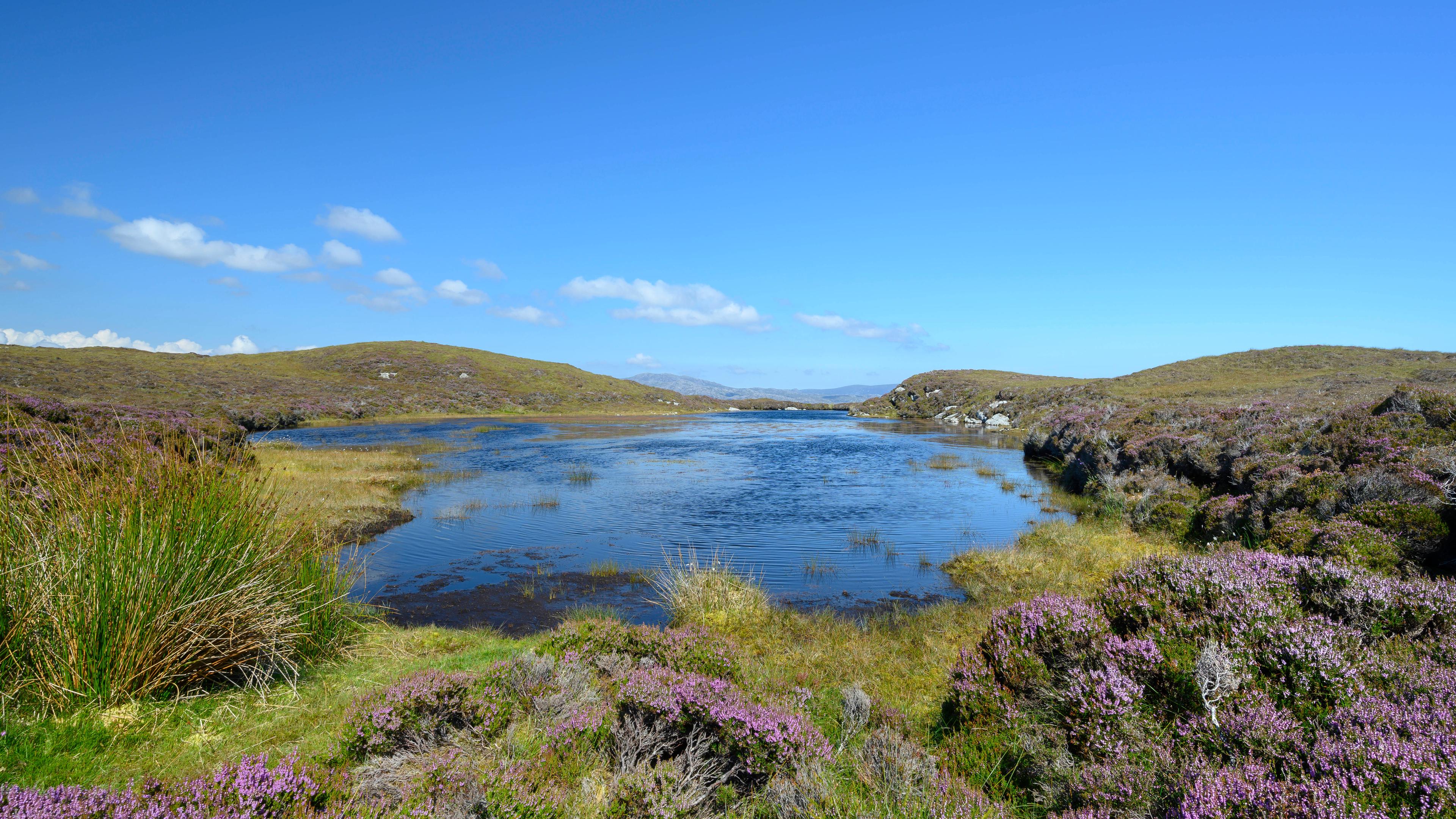 Moor-See auf der Scalpay Insel in Schottland