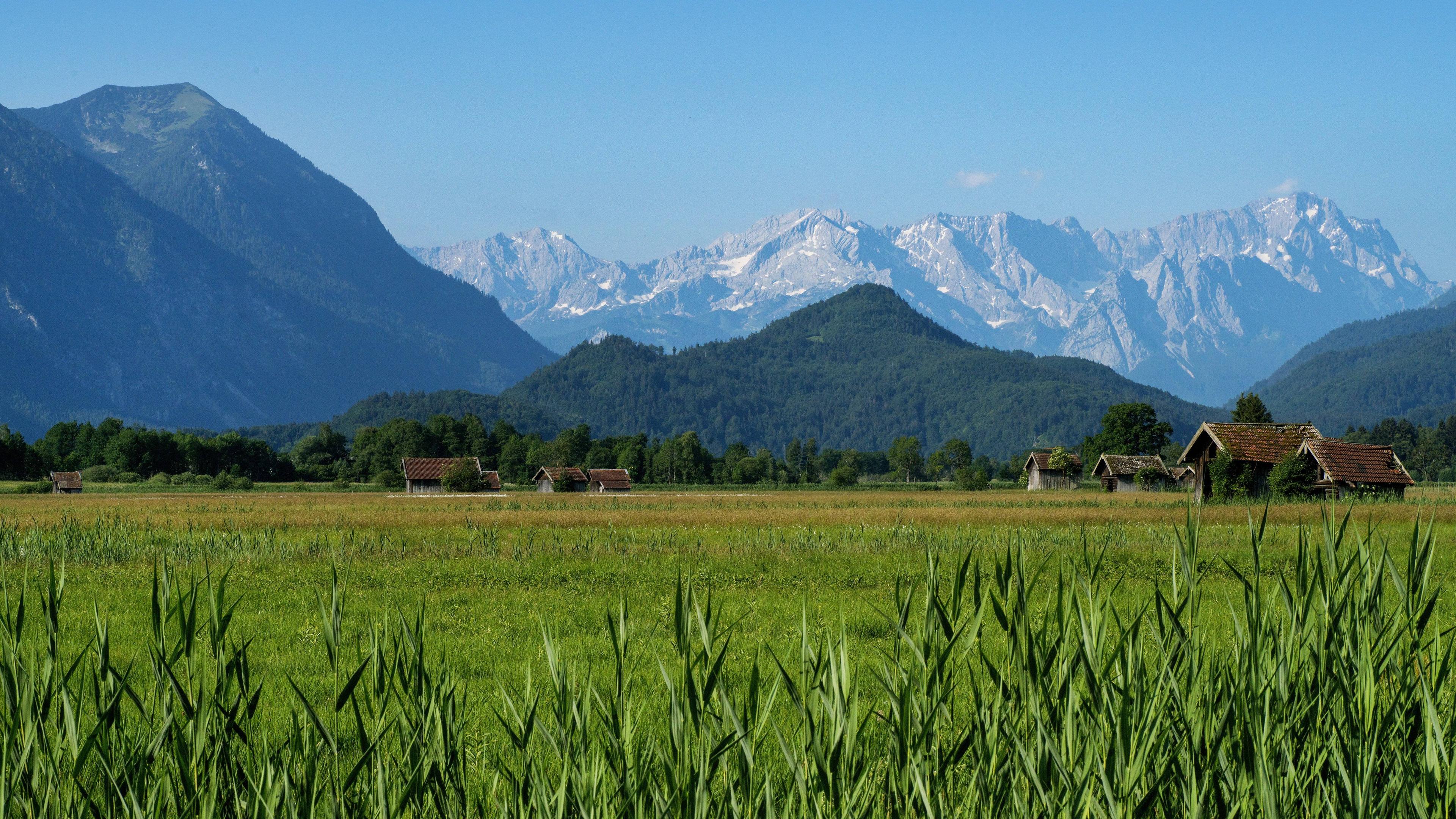 Das Murnauer Moos in Bayern.