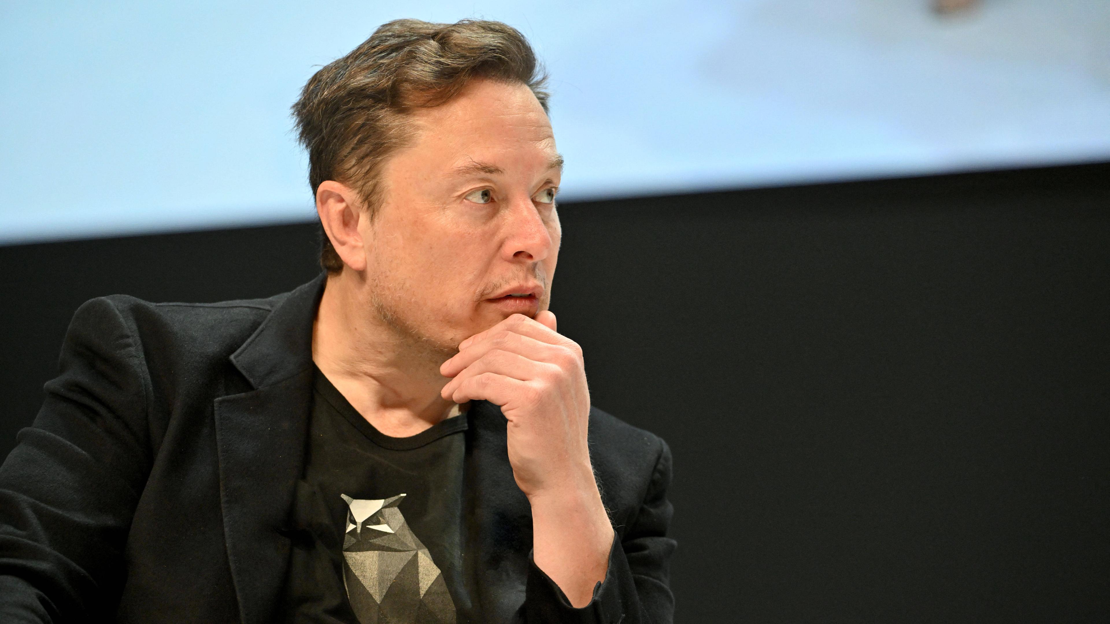 Elon Musk nimmt an der 71. Ausgabe der Cannes Lions im Palais des Festivals in Cannes teil