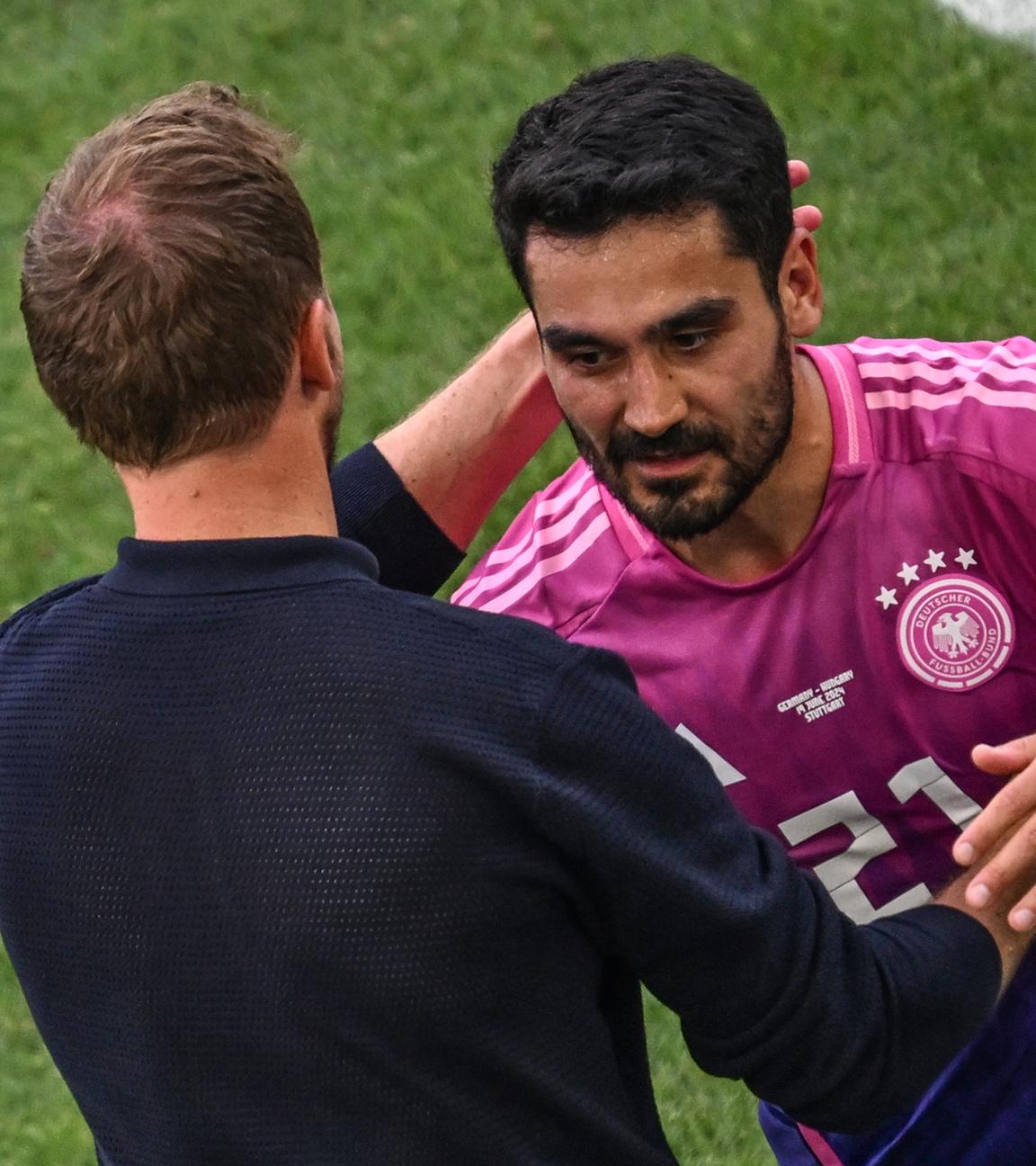 Bundestrainer Julian Nagelsmann und sein Kapitän Ilkay Gündogan