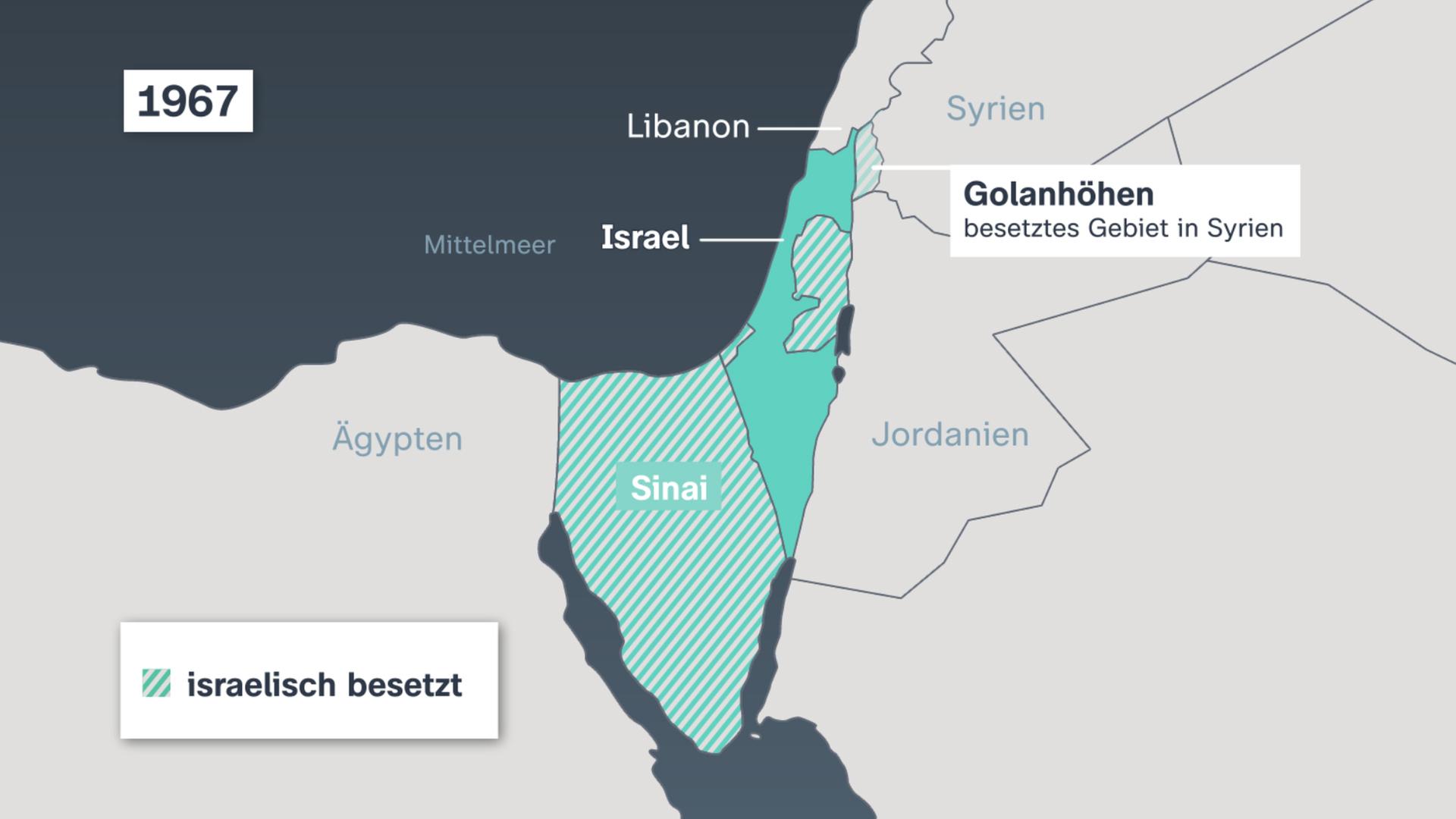 Überblick In Karten: Wie Der Nahost-Konflikt Entstanden Ist - ZDFheute