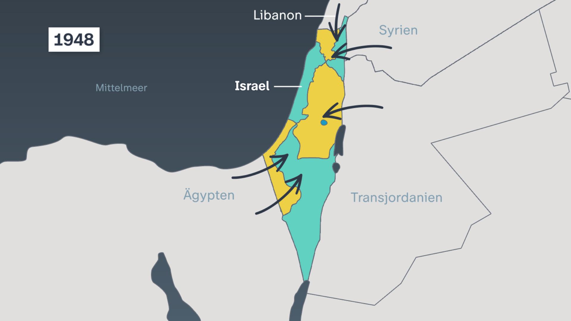 Überblick In Karten: Wie Der Nahost-Konflikt Entstanden Ist - ZDFheute