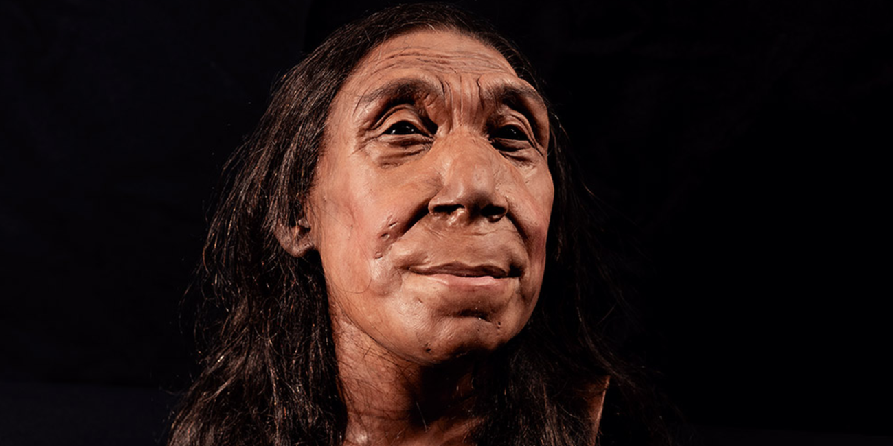 Neandertalerin rekonstruiert