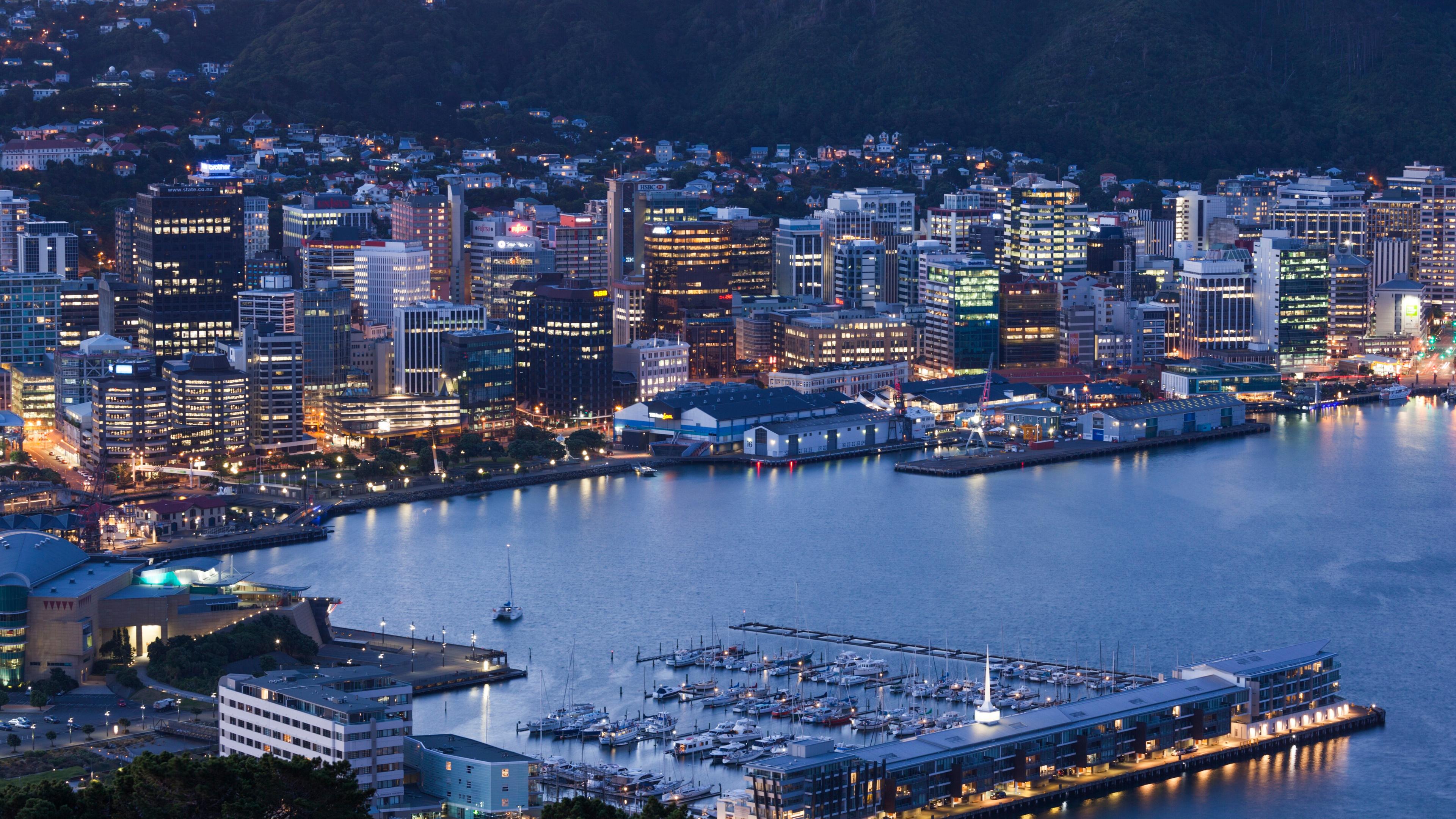 Die Skyline von Wellington