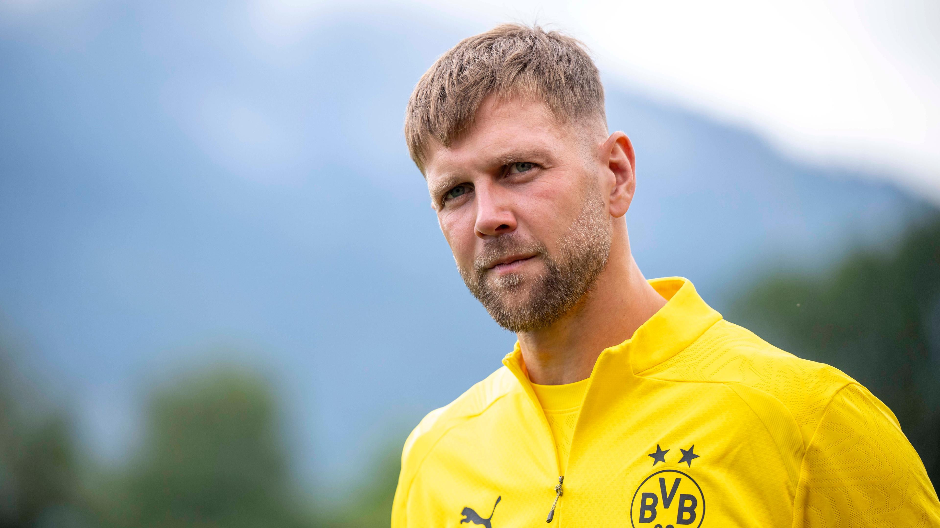 Niclas Füllkrug während des Trainings bei Borussia Dortmund.