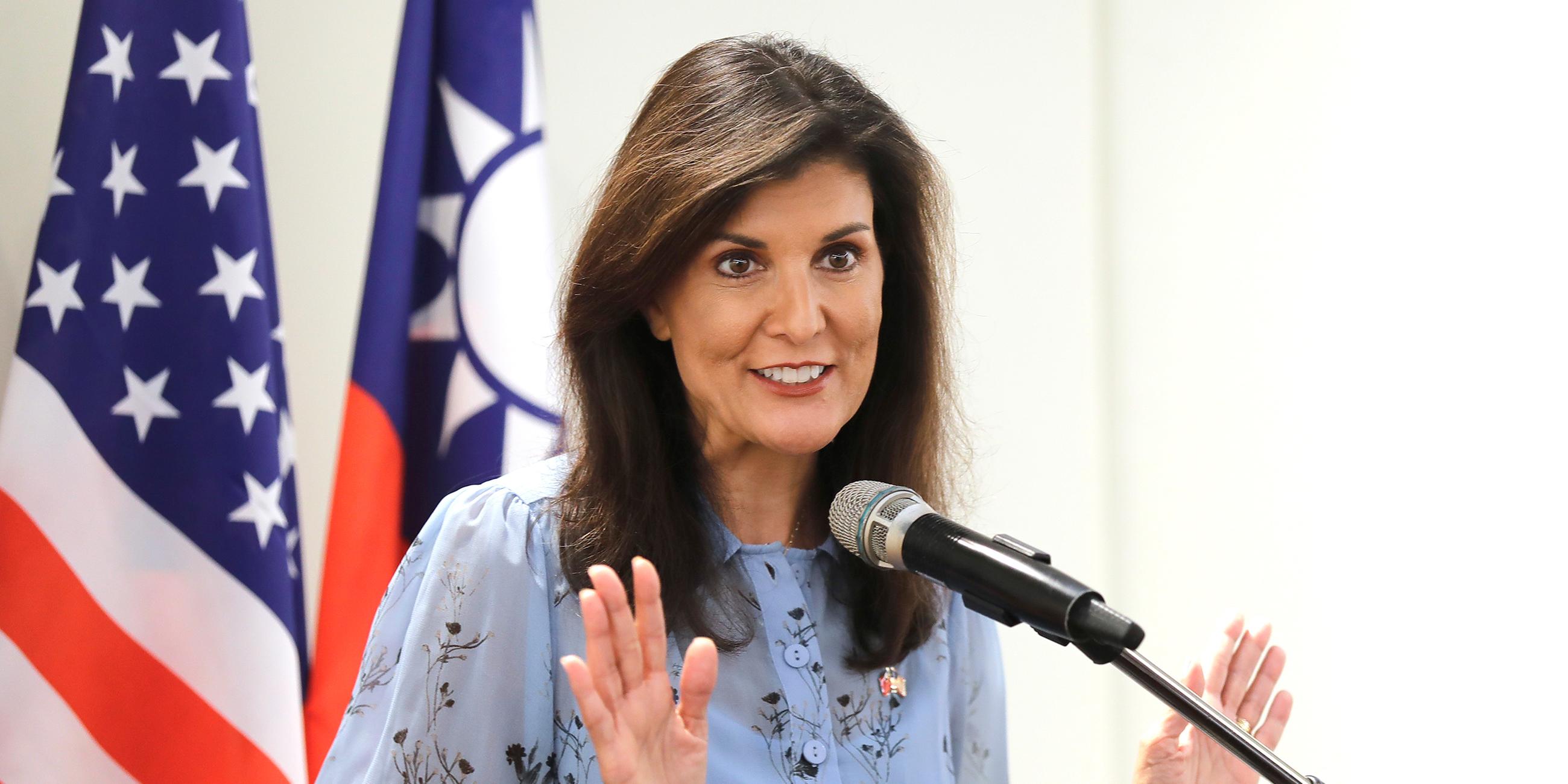 Nikki Haley, ehemalige Botschafterin der Vereinigten Staaten bei den Vereinten Nationen