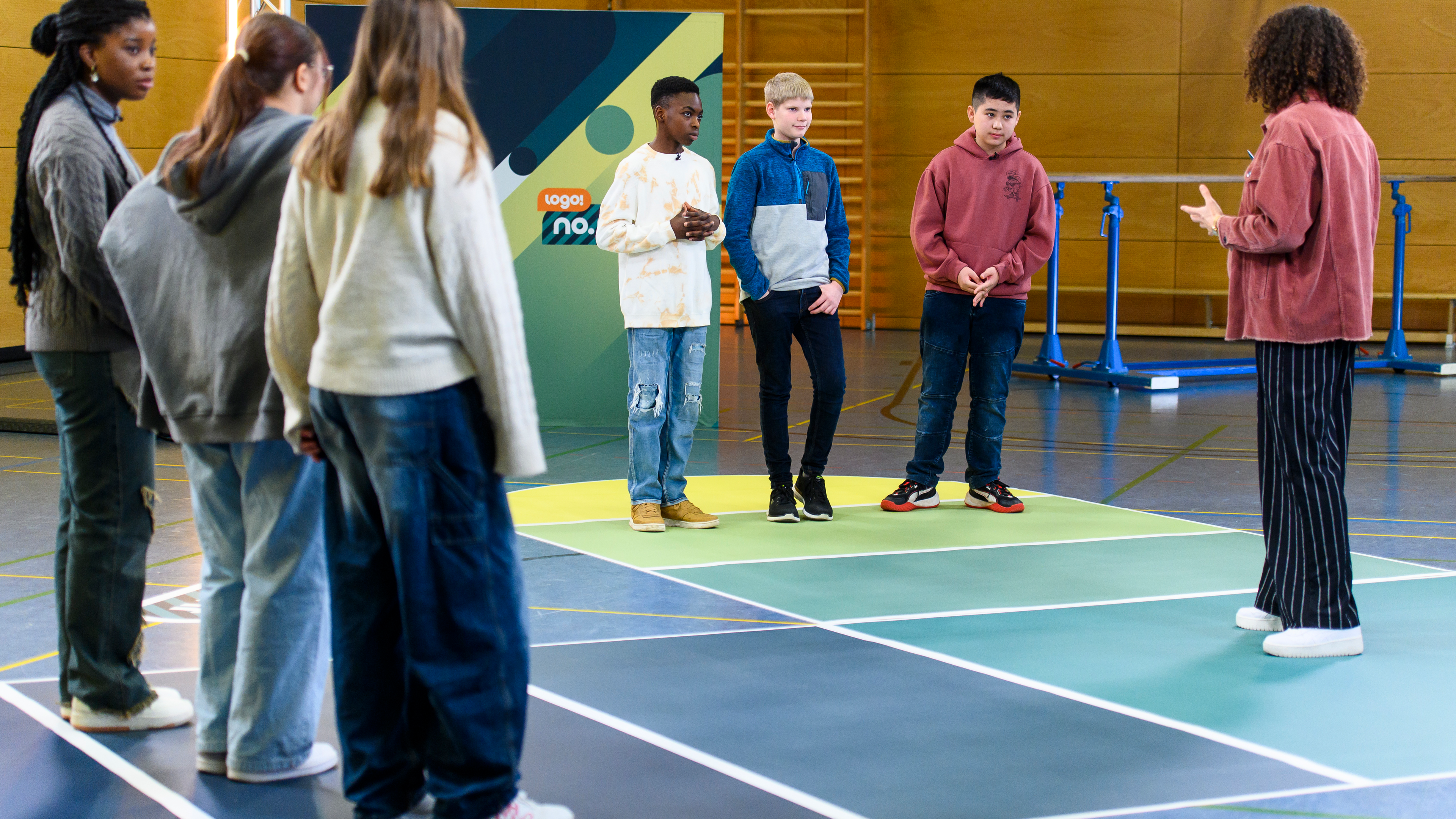 Diskussion bei logo! no.front in der Lise-Meitner-Gesamtschule