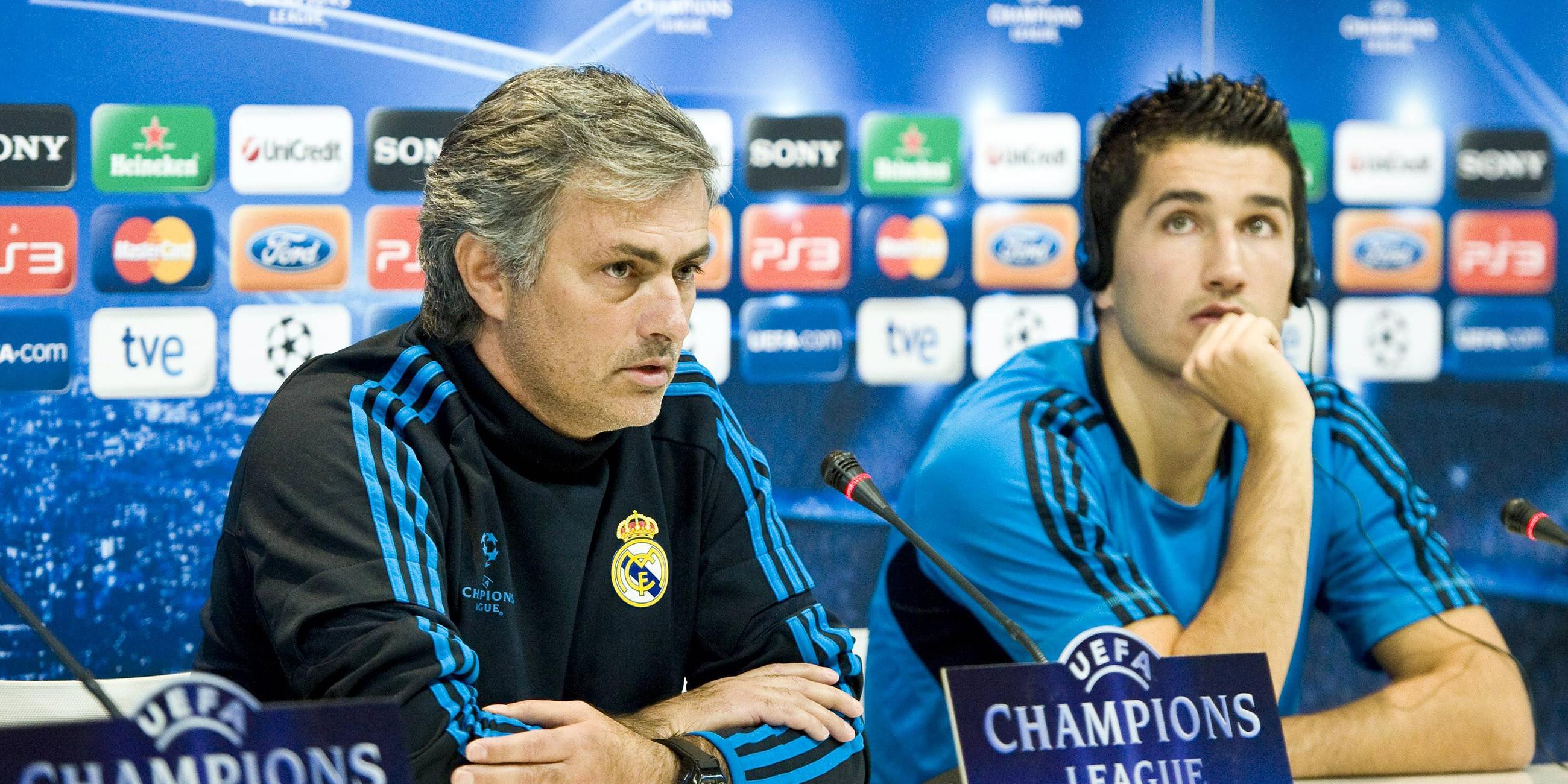 Nuri Sahin (l) und Jose Mourinho