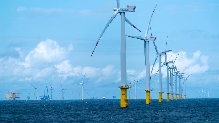 Offshore-Windpark Meerwind, nordwestlich von Helgoland