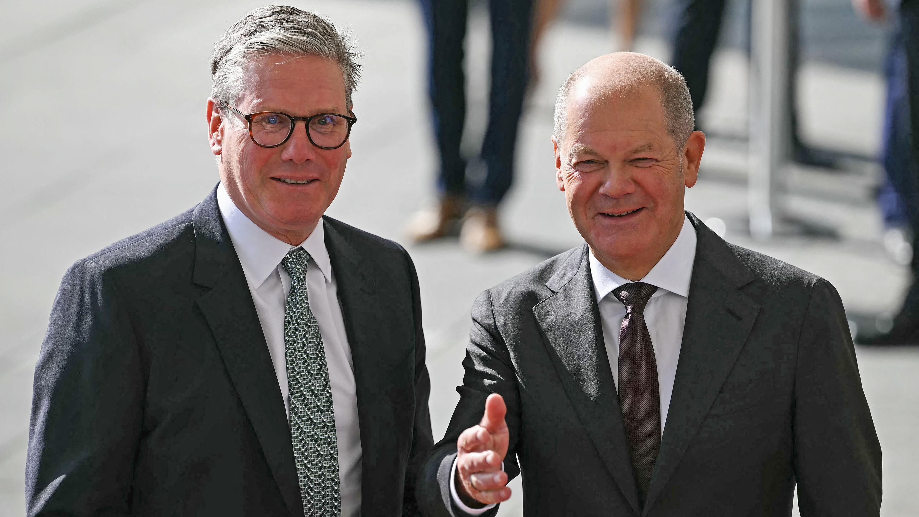 Olaf Scholz (r.) und Keir Starmer am 28.08.2024 in Berlin