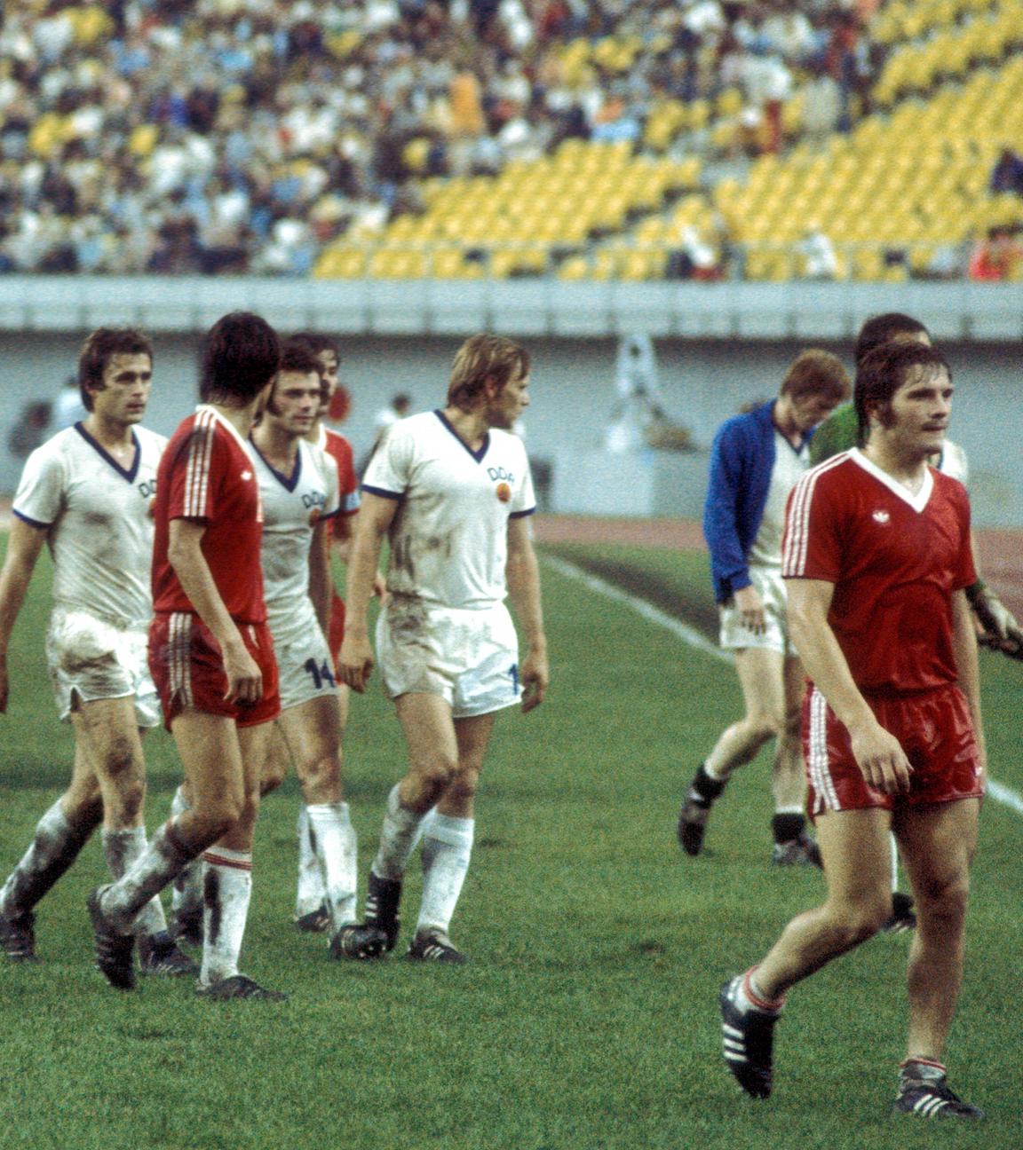 Das deutsche Nationalteam bei den Olympischen Spielen 1976 in Montreal.