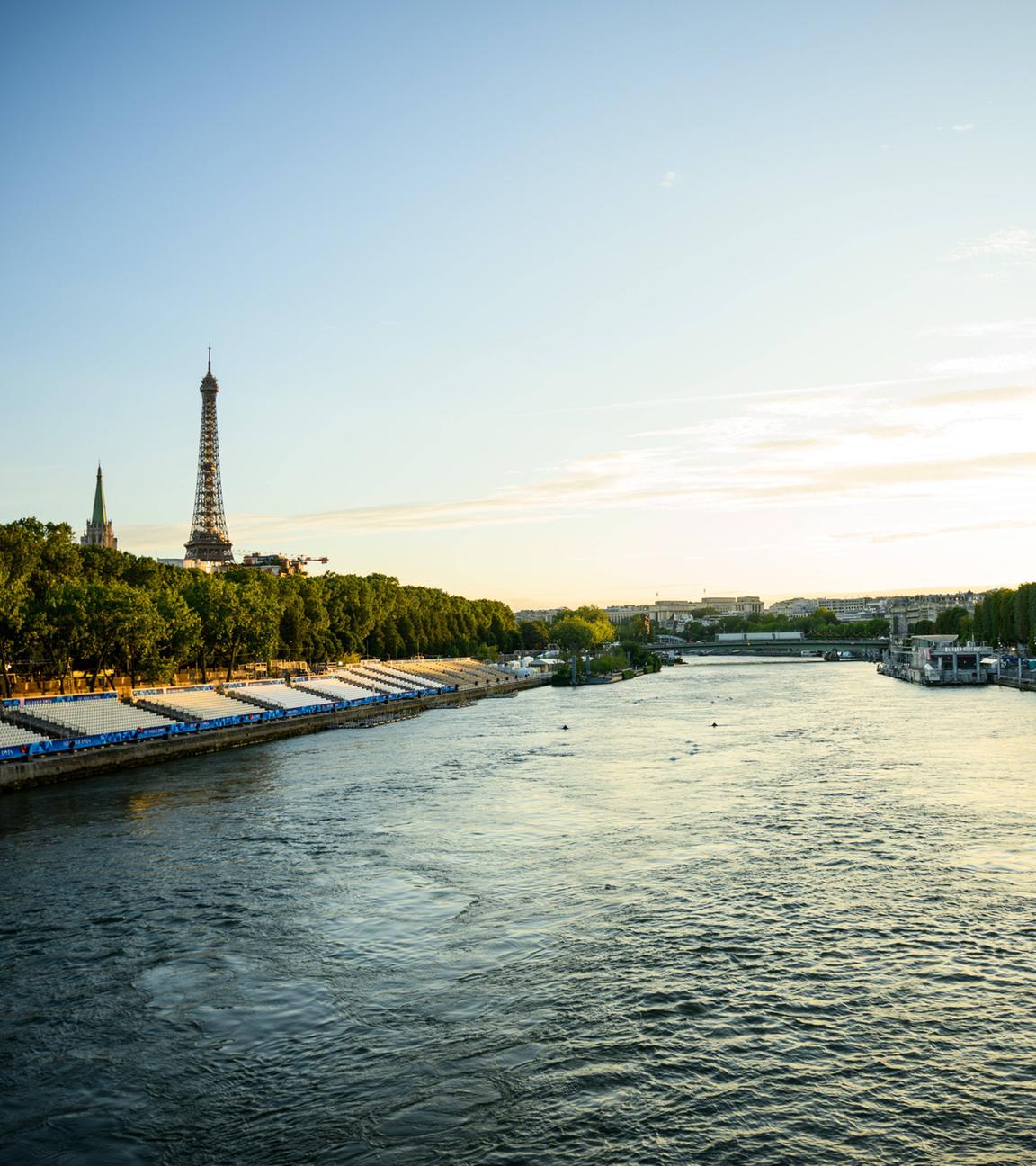 Blick auf die Seine in Paris