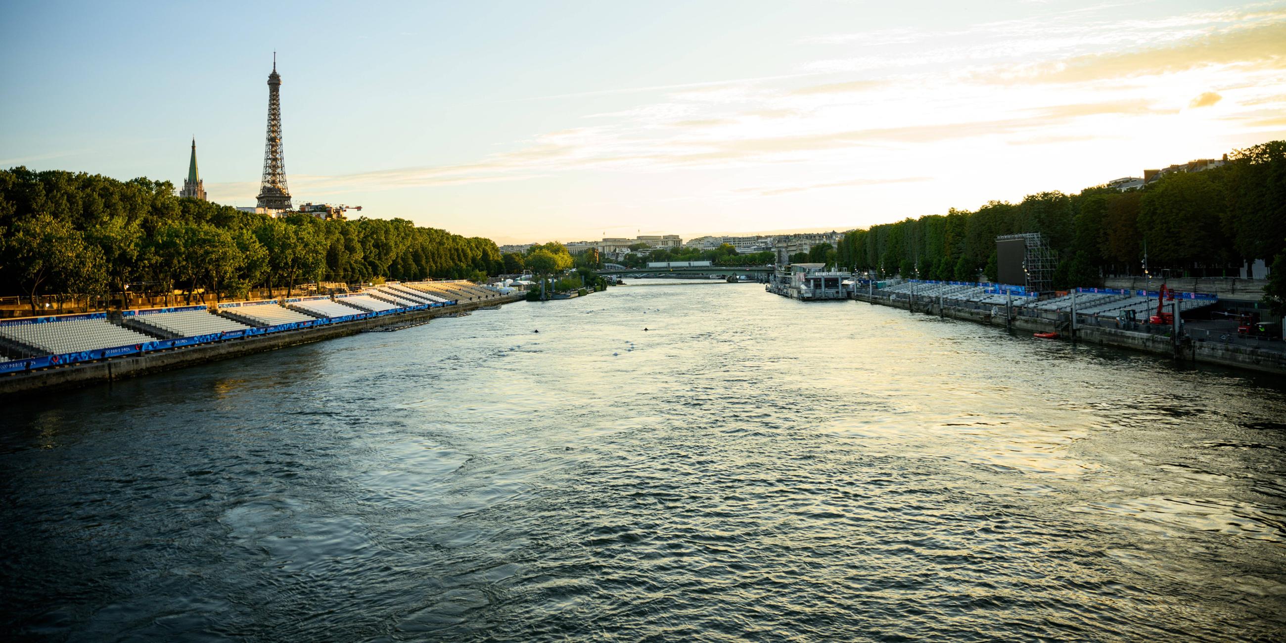 Blick auf die Seine in Paris