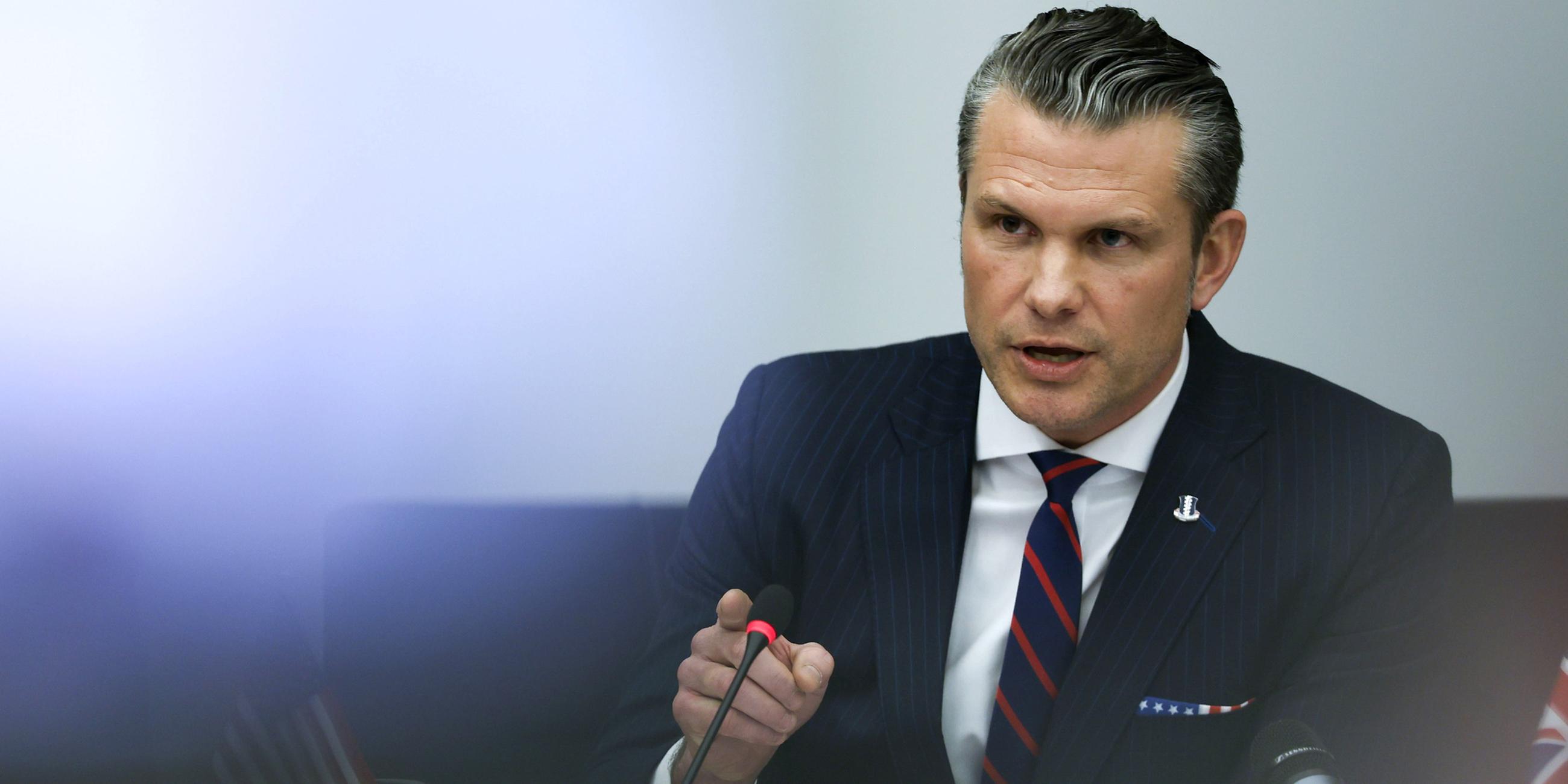 Pete Hegseth, Der Neue USVerTeigung Minister stiff, hat in the Brüssel Leitplanken for Ein Ende des that Russian Angriffskriegs Gegen Die Ukraine Gesetzt.