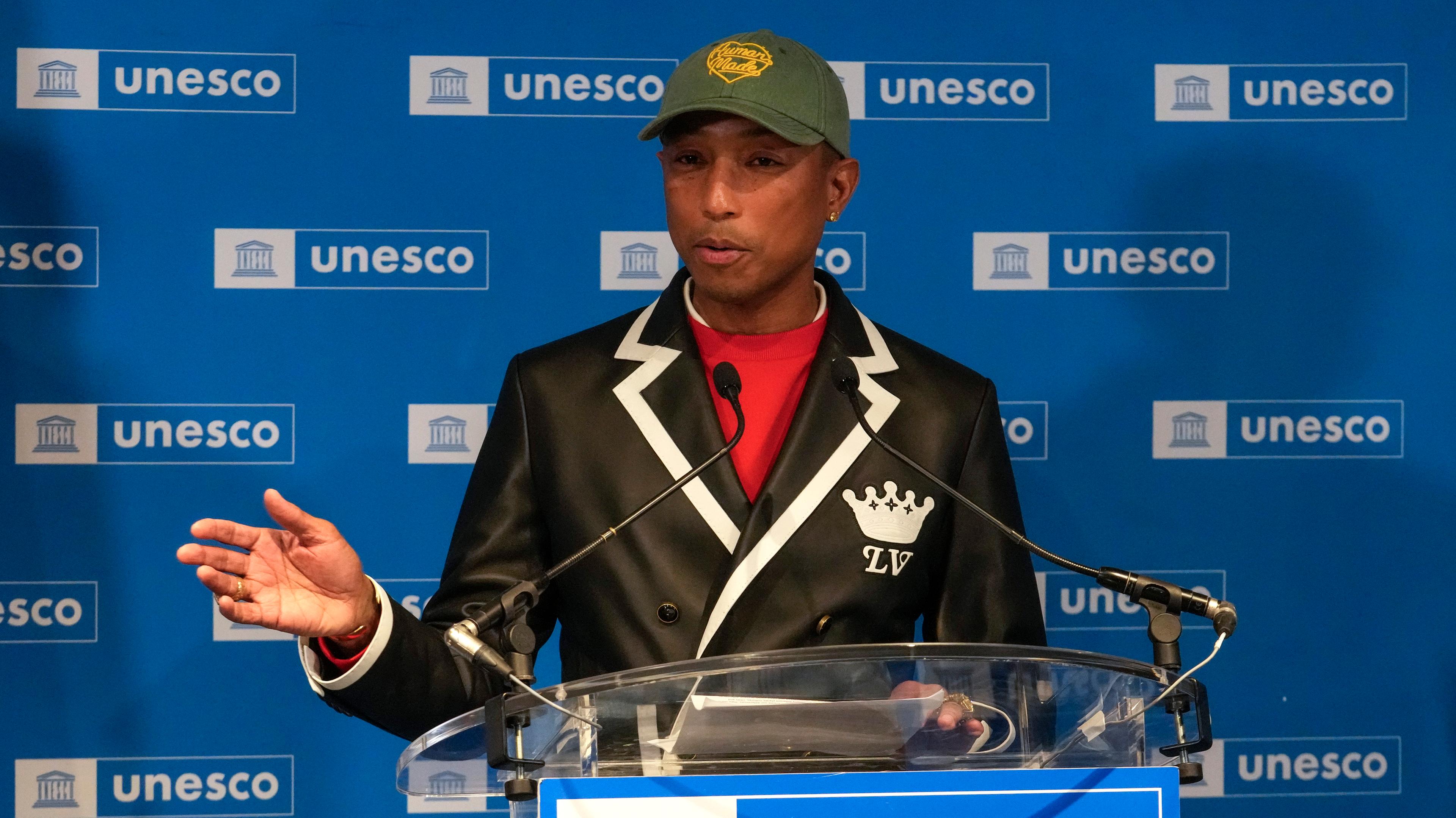 Pharrell Williams als Goodwill-Botschaftler der UNESCO