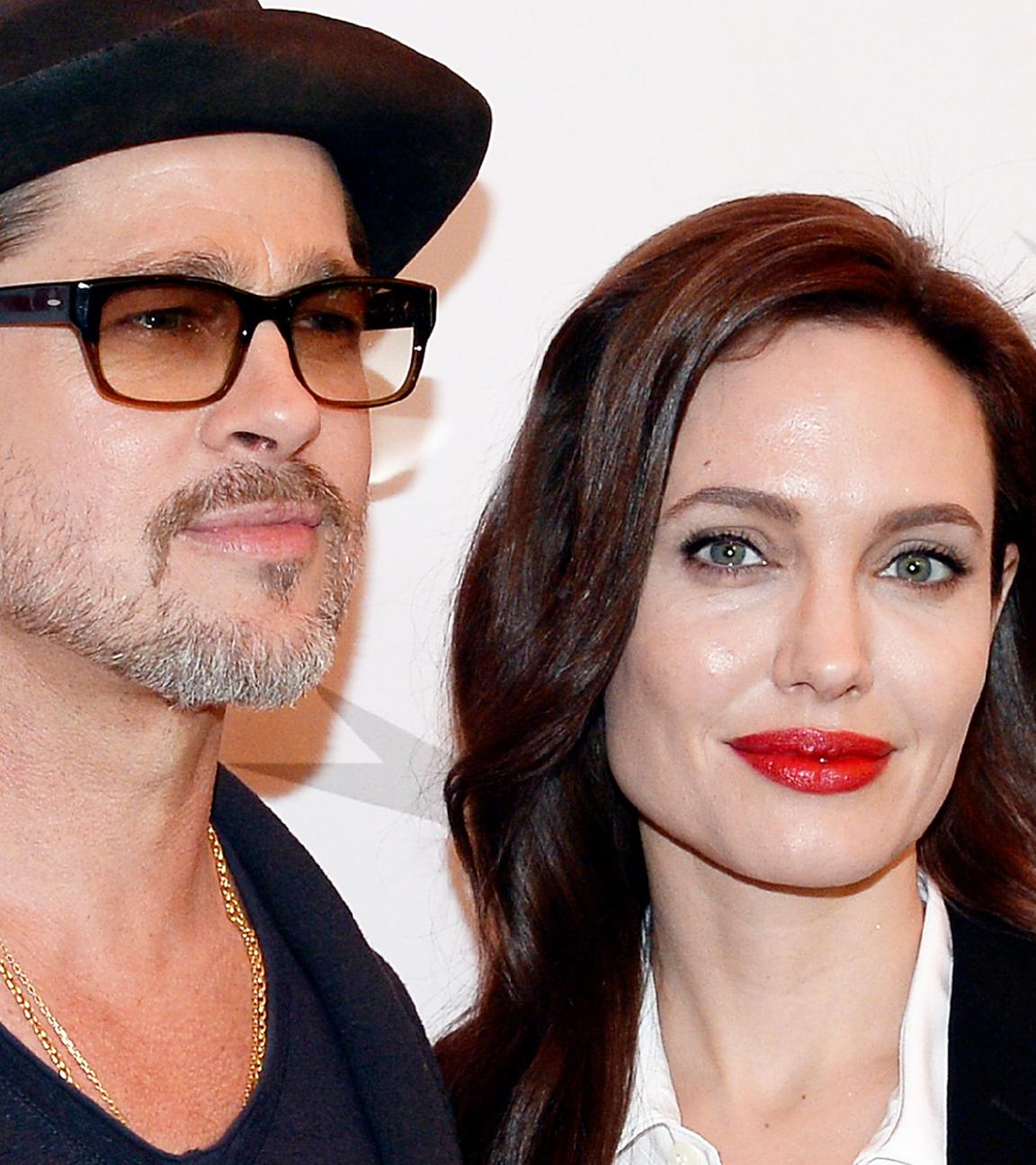 Die Schauspieler und Ex-Ehepaar Brad Pitt und Angelina Jolue 