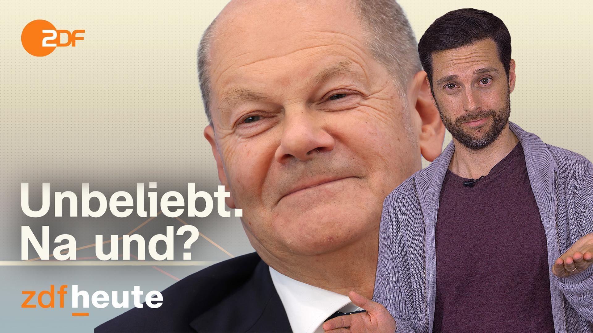 Olaf Scholz und Mirko Drotschmann 