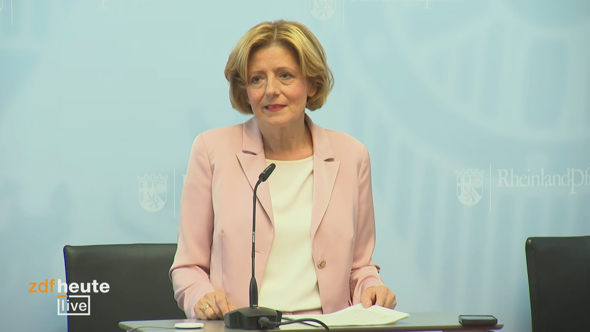 Pressekonferenz: Rücktritt Malu Dreyer