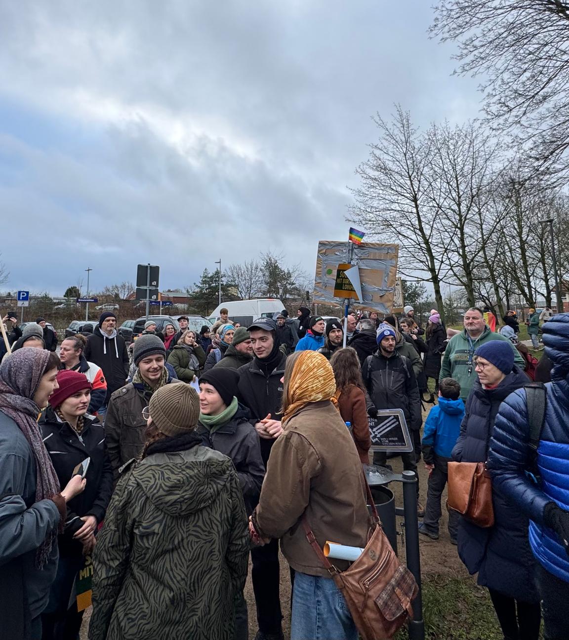 Proteste gegen Rechtsextremismus in Grevesmühlen