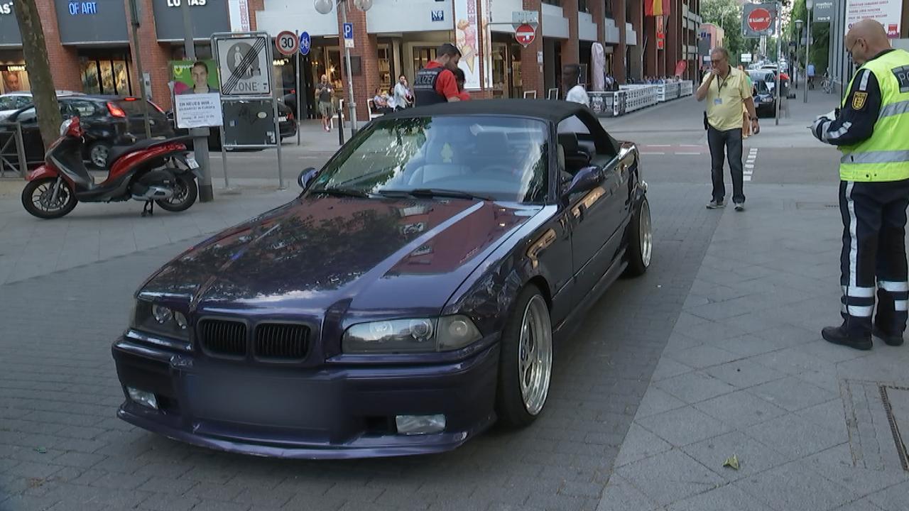 heute in deutschland: Auto-Poser in Mannheim - ZDFheute