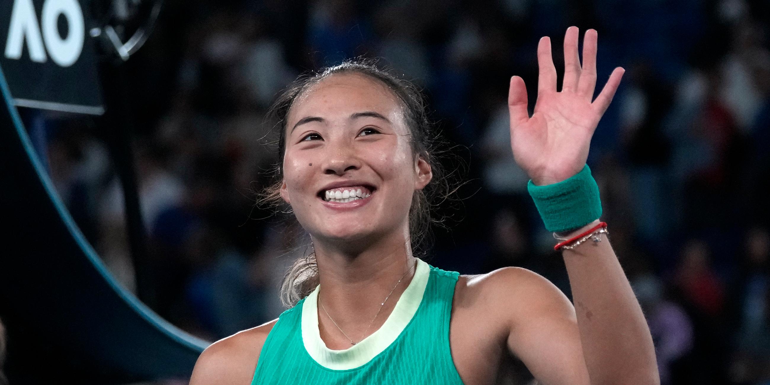 Zheng Qinwen steht im Finale der Australian Open