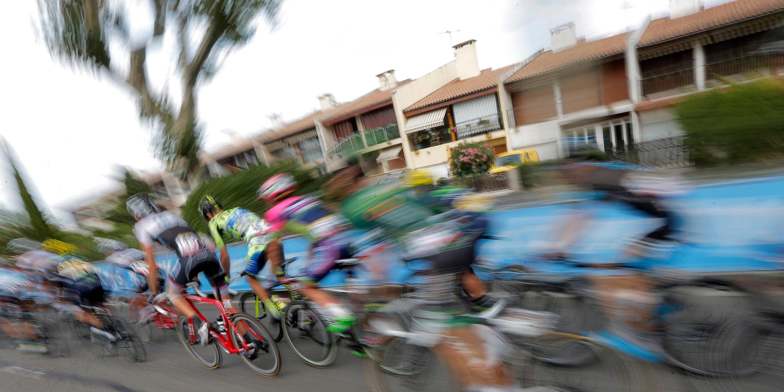 Radfahrer bei der Tour de France