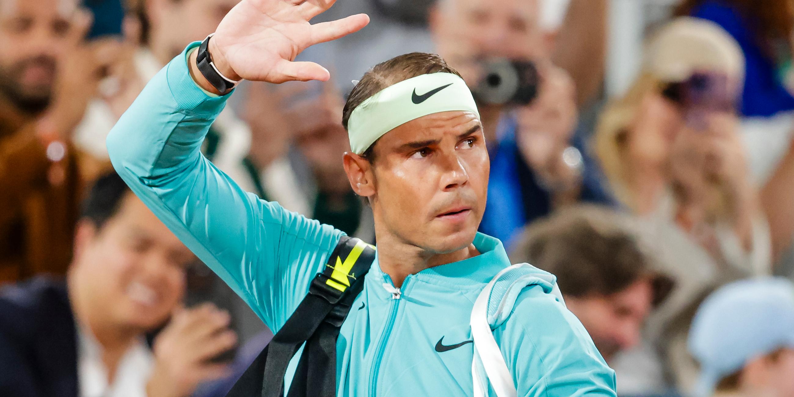 Rafael Nadal am 27.05.2024 in Paris.
