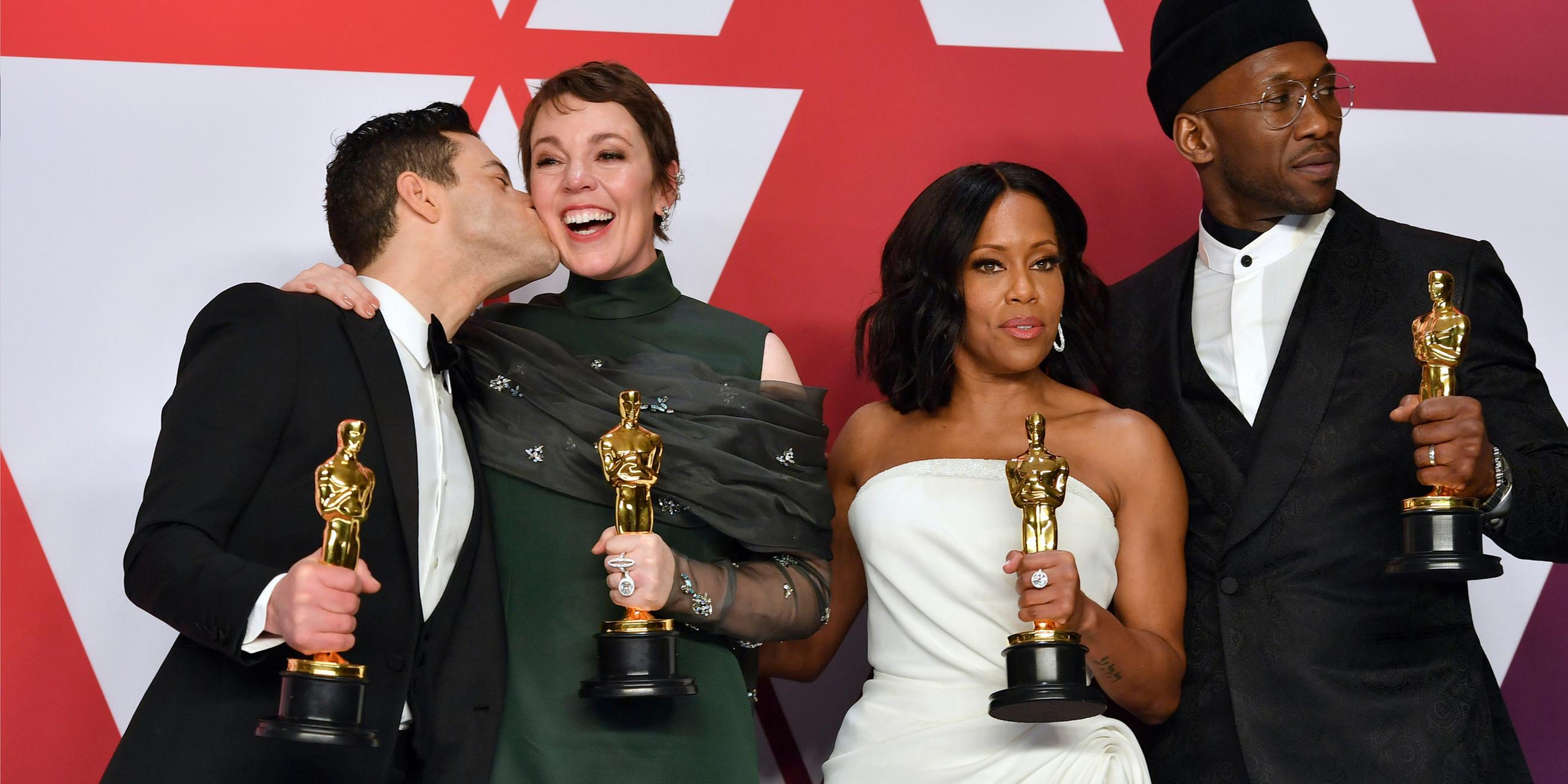 Oscars 2019: Rami Malek, Olivia Coleman, Regina King und Mahershala Ali
