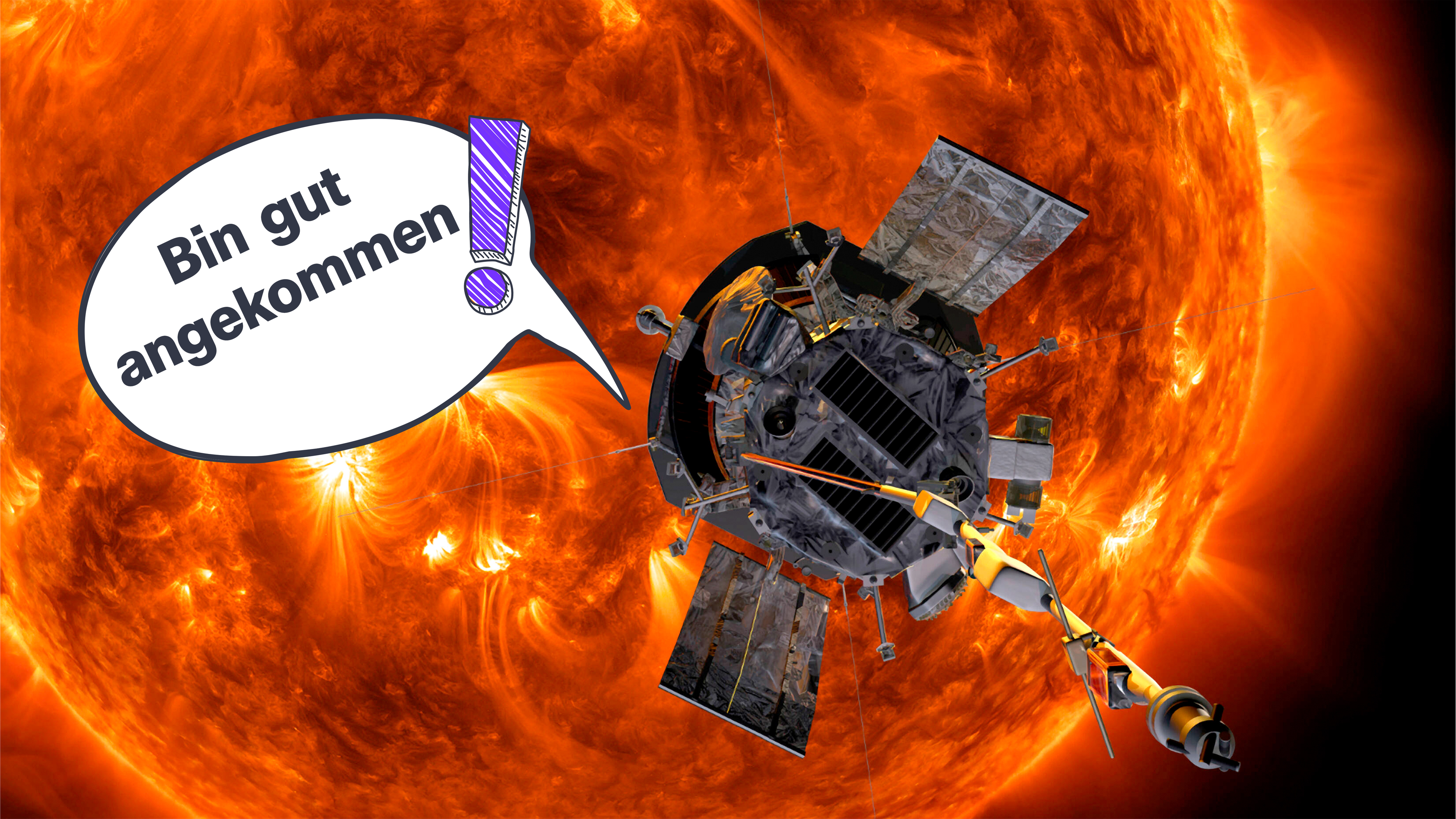 Parker Solar Probe auf dem Weg zur Sonne