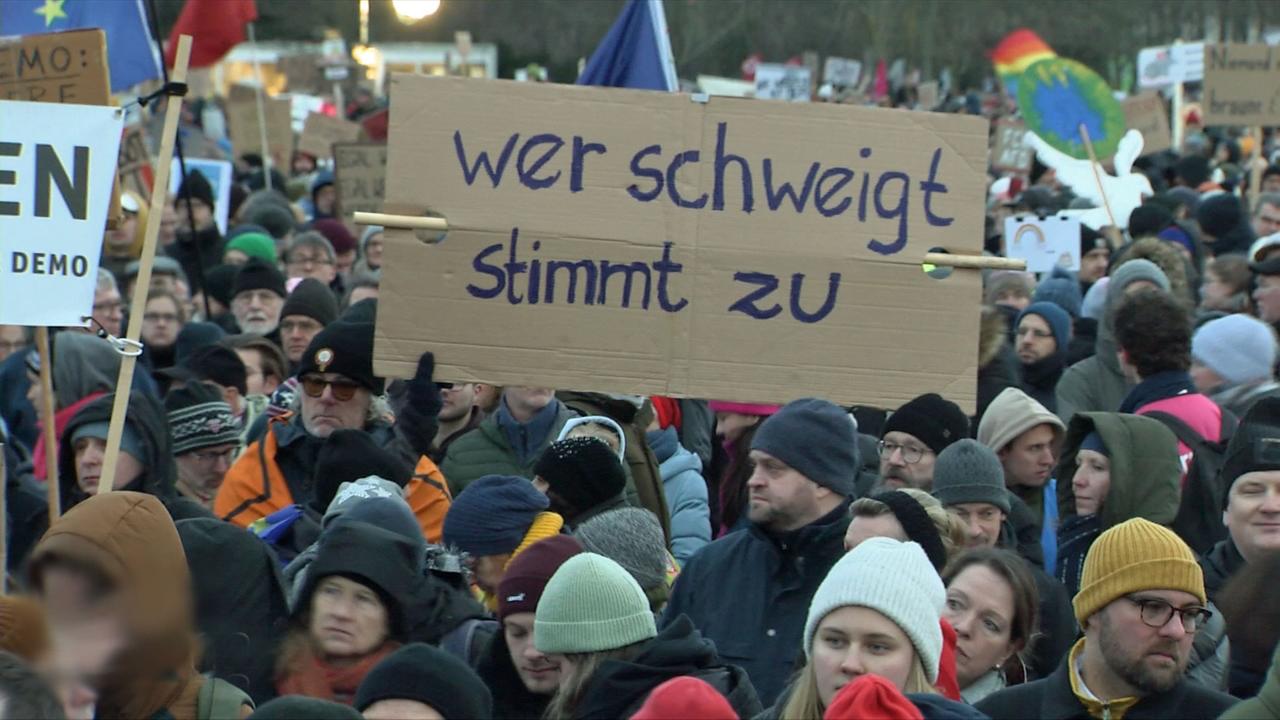 Hundertausende Gegen Rechtsextremismus - ZDFheute