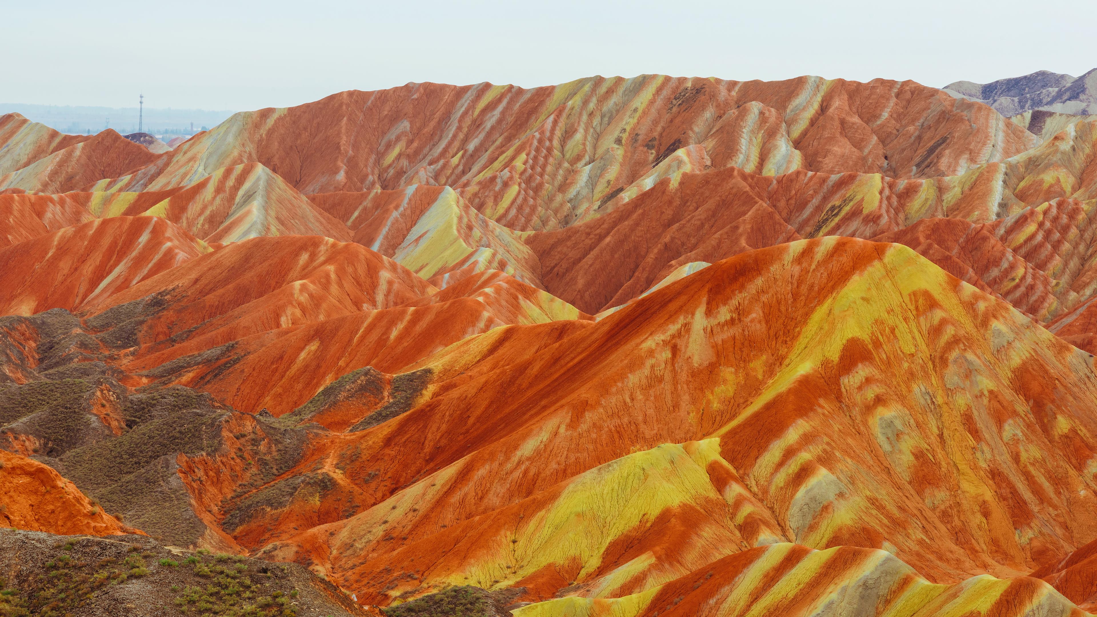 Die Regenbogen-Berge in China