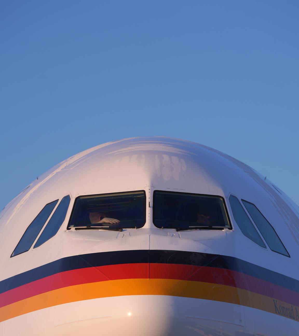 Der Regierungs-Airbus A340 "Konrad Adenauer"
