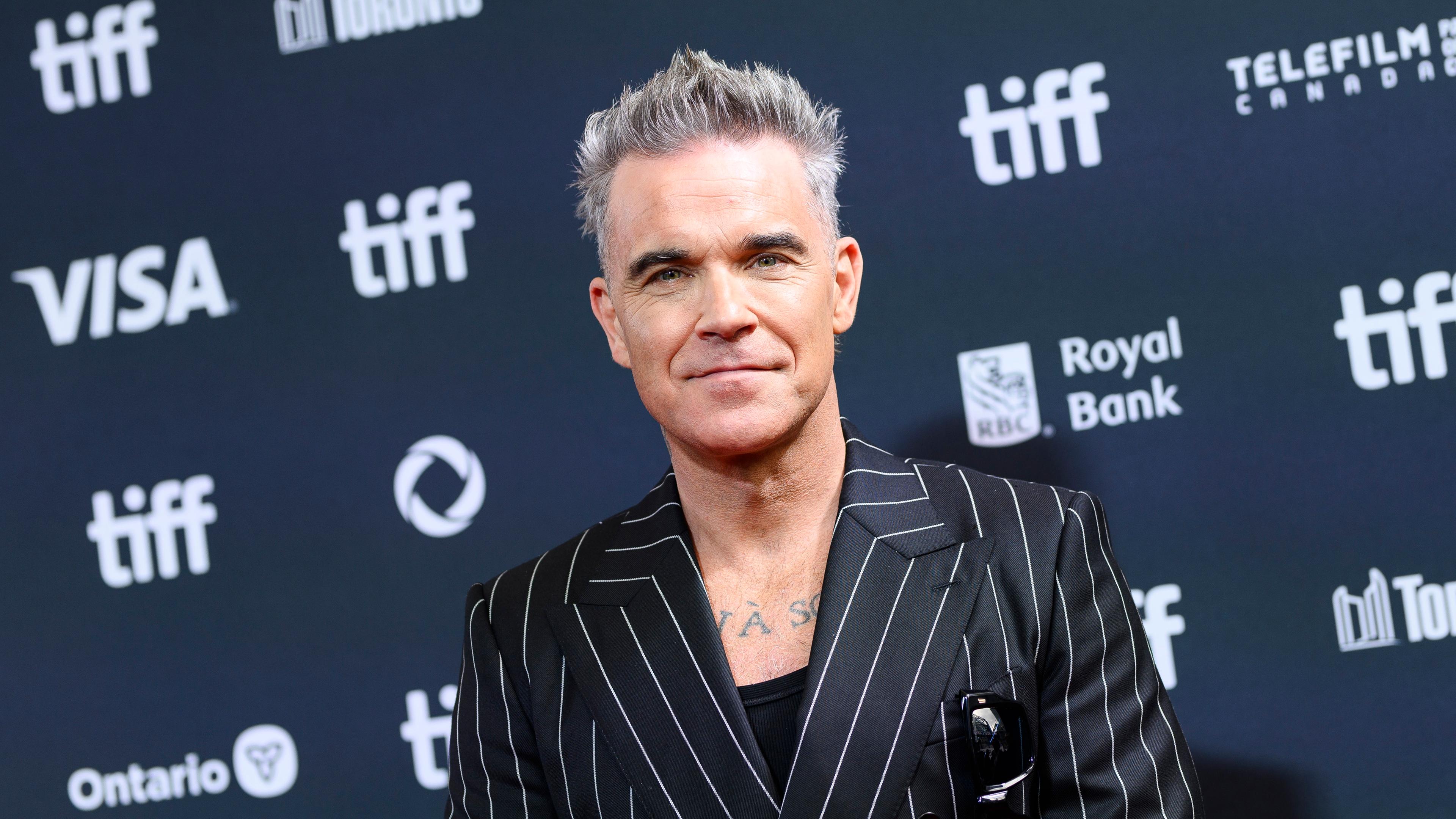 Robbie Williams besucht die Premiere von "Better Man" während des 2024 Toronto International Film Festivals.