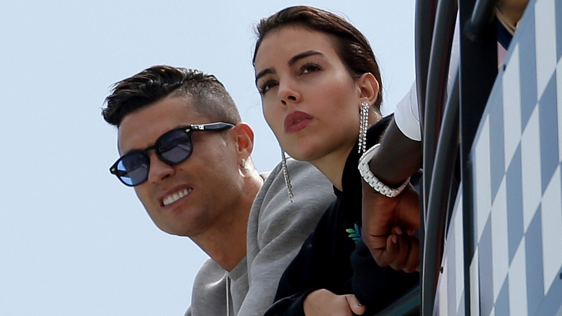 Fussballer Cristiano Ronaldo und Georgina Rodriguez