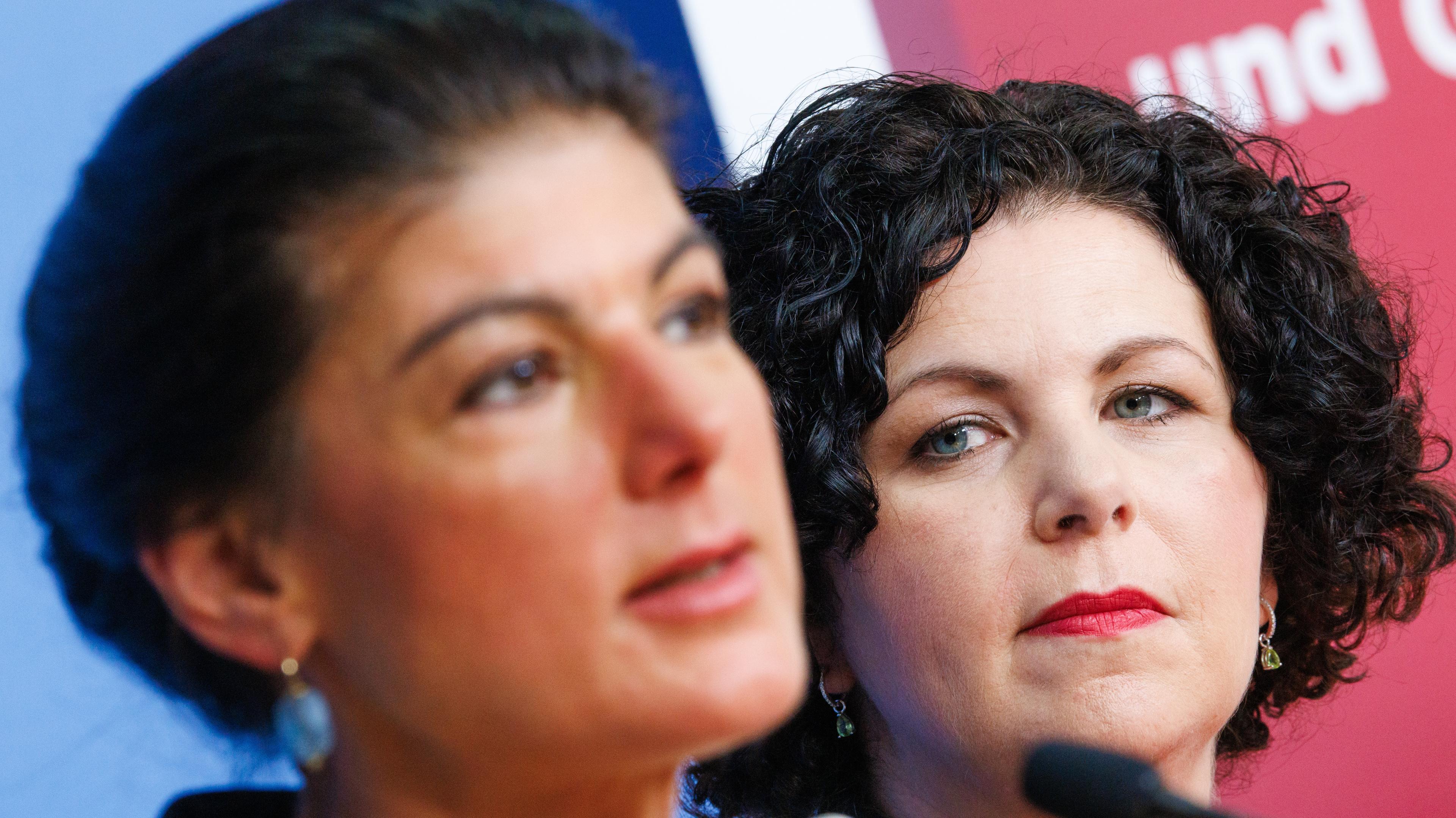 Sahra Wagenknecht und Amira Mohamed Ali vom BSW