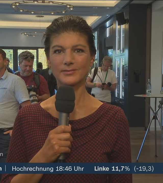 Sahra Wagenknecht (BSW) zu den Landtagswahlen in Thürigen und Sachsen